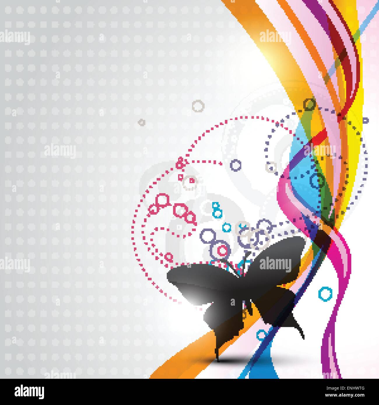 Abstract butterfly vector illustration Stock Vector Images - Alamy
