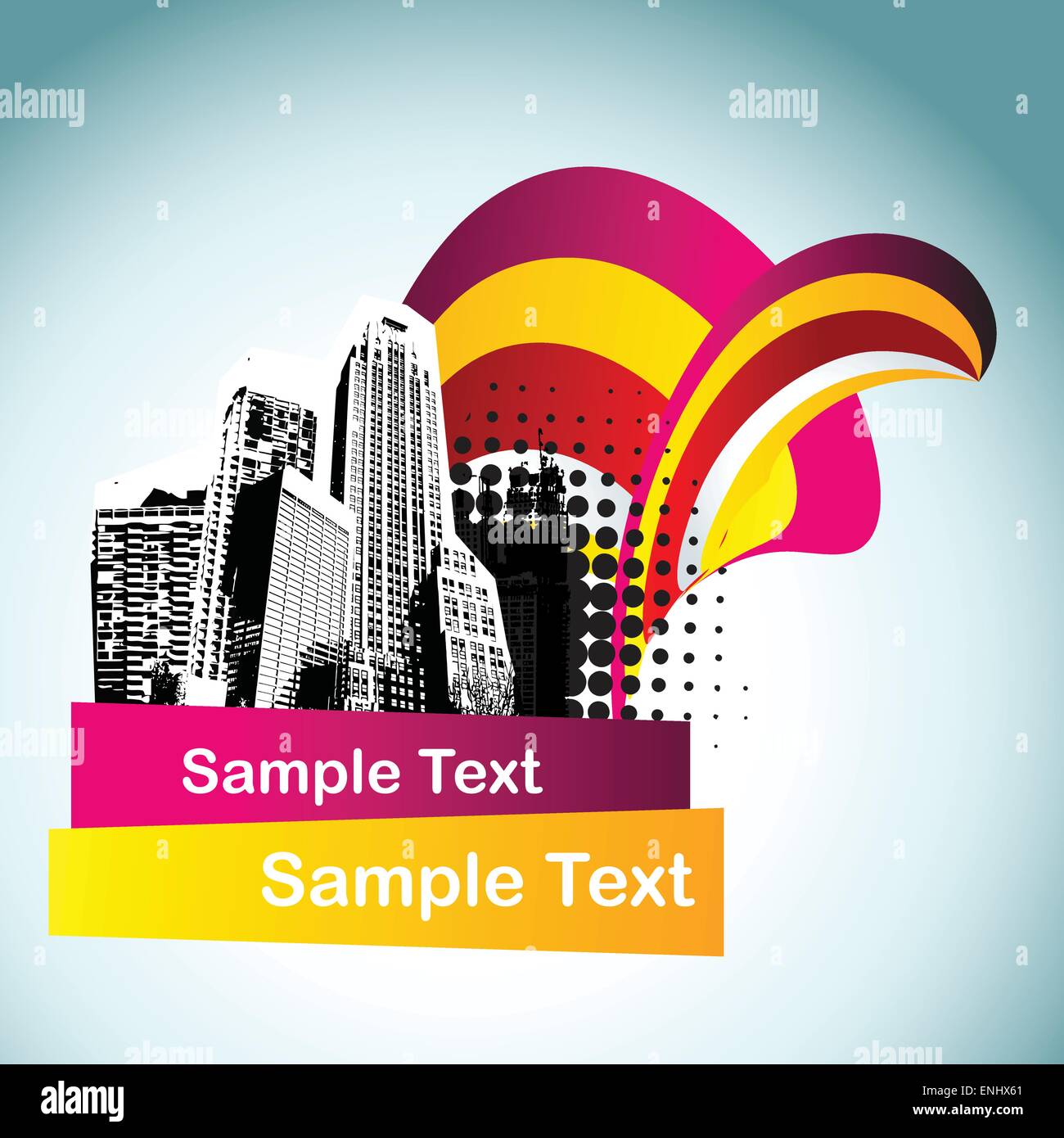 vector abstract building design illustration Stock Vector Image & Art ...