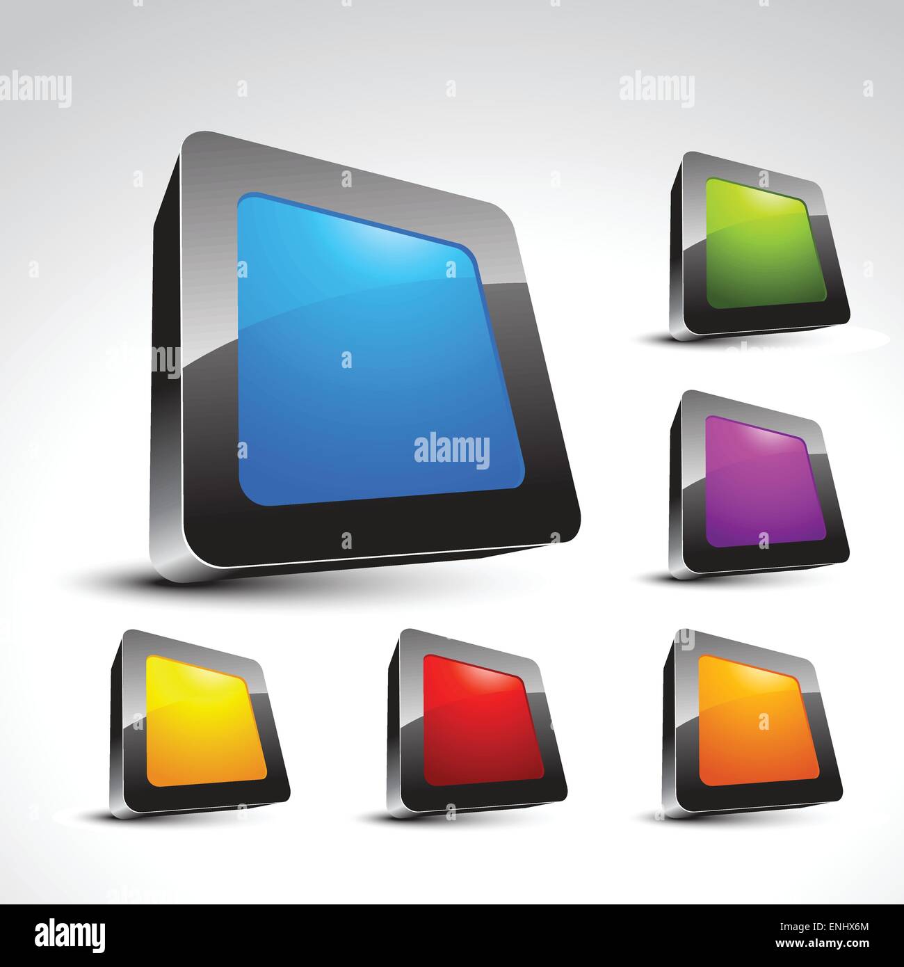beautiful colorful icon set design Stock Vector Image & Art - Alamy