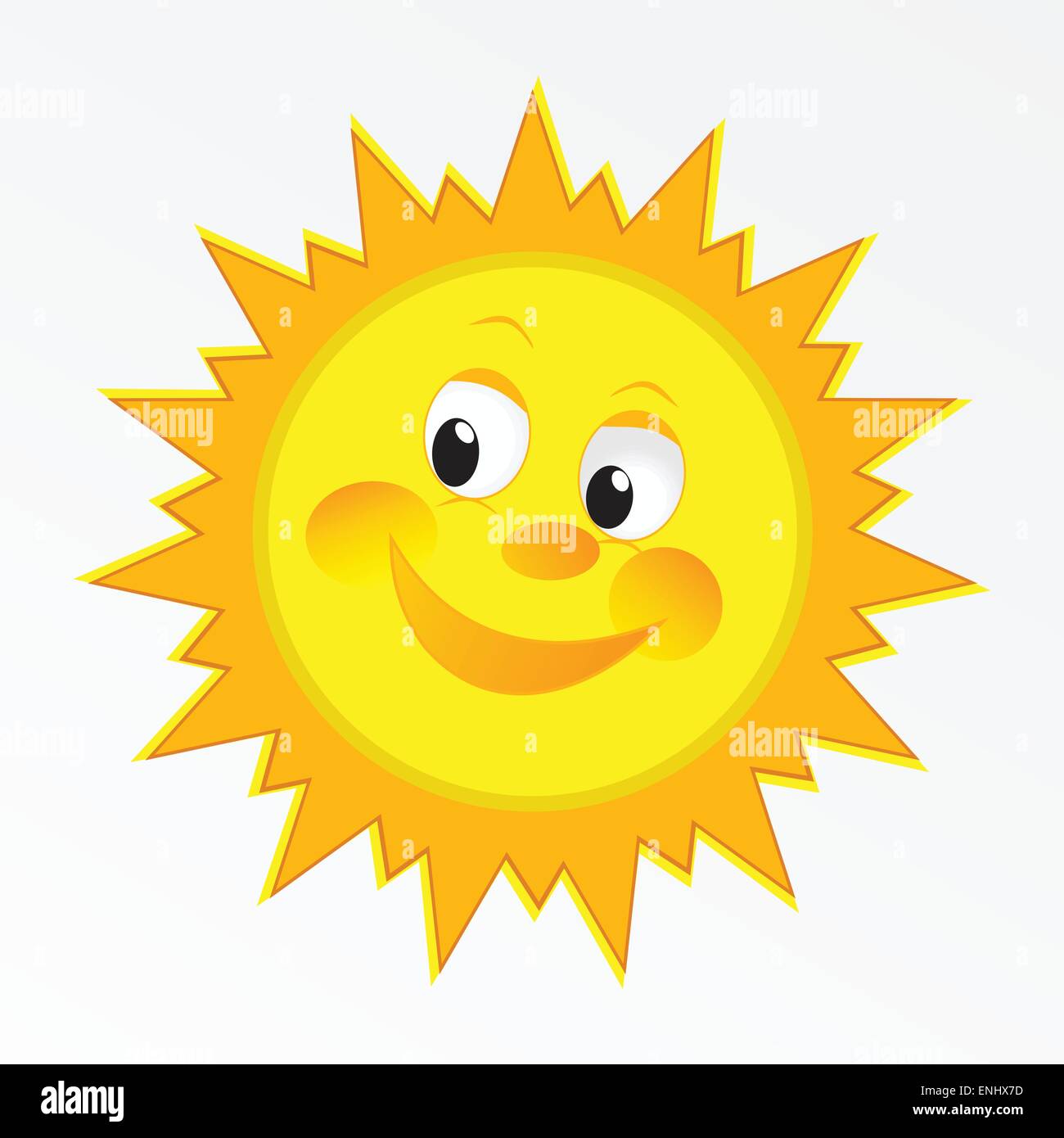 Vector Happy Sun Vector Art Design Stock Vector Image And Art Alamy