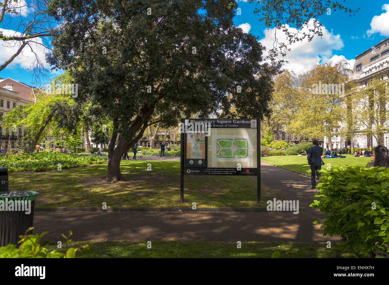 Bloomsbury Square Gardens London Borough of Camden England UK Stock Photo Alamy