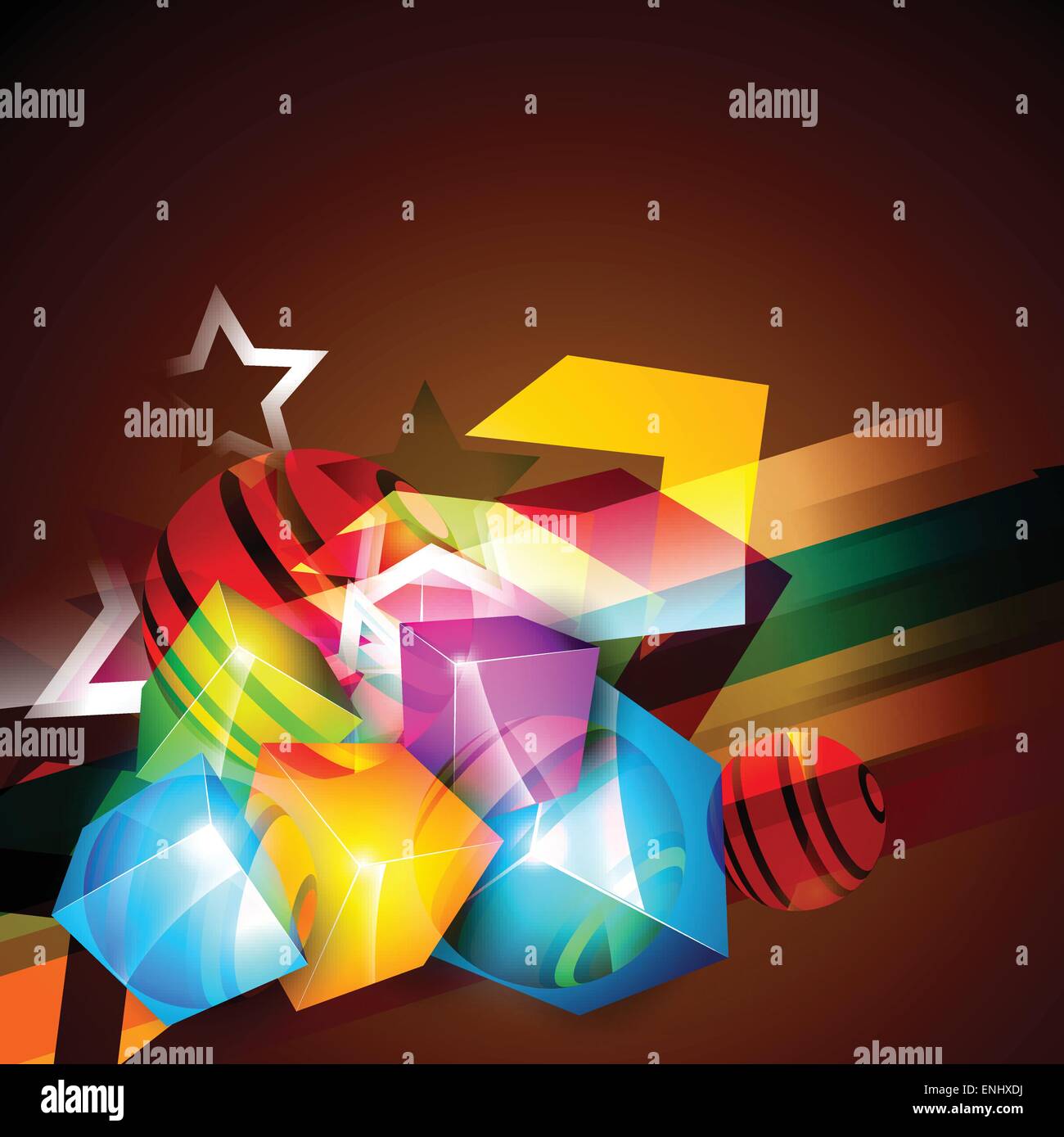 Shiny Abstract Graphics Shiny cube Stock Vector Images - Alamy