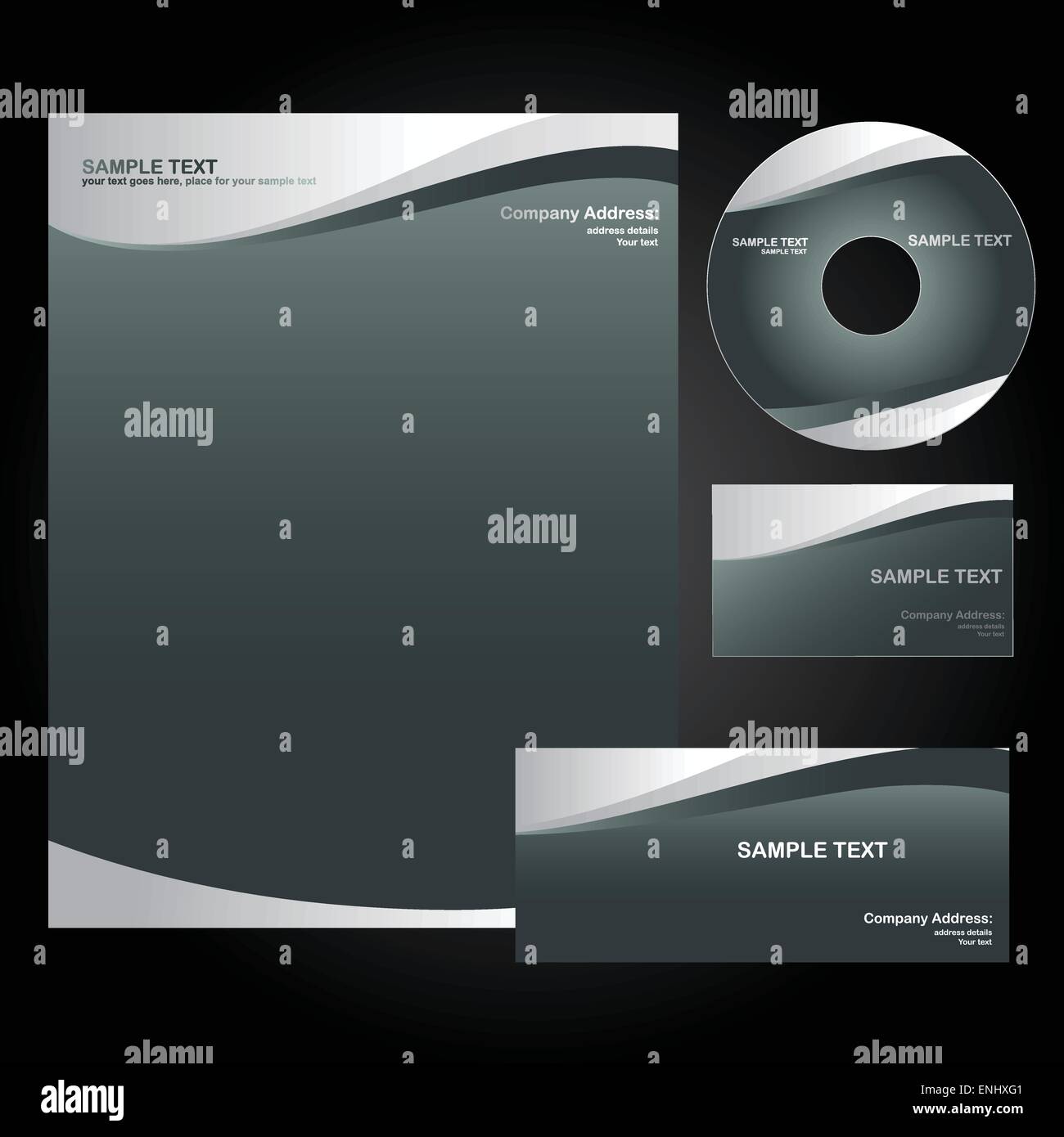 vector style template design set Stock Vector Image & Art Alamy