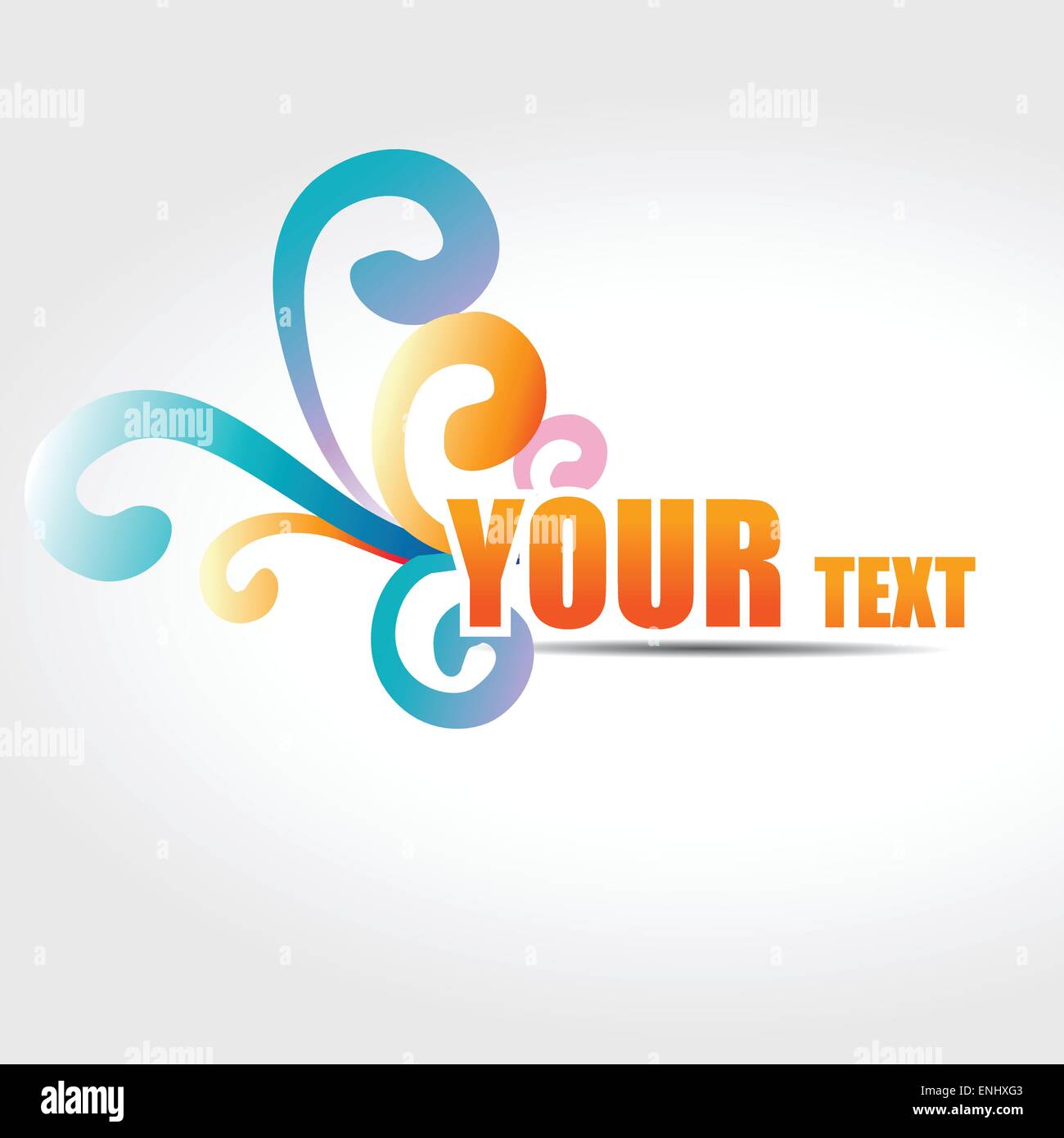 vector text design background illustration Stock Vector Image & Art - Alamy