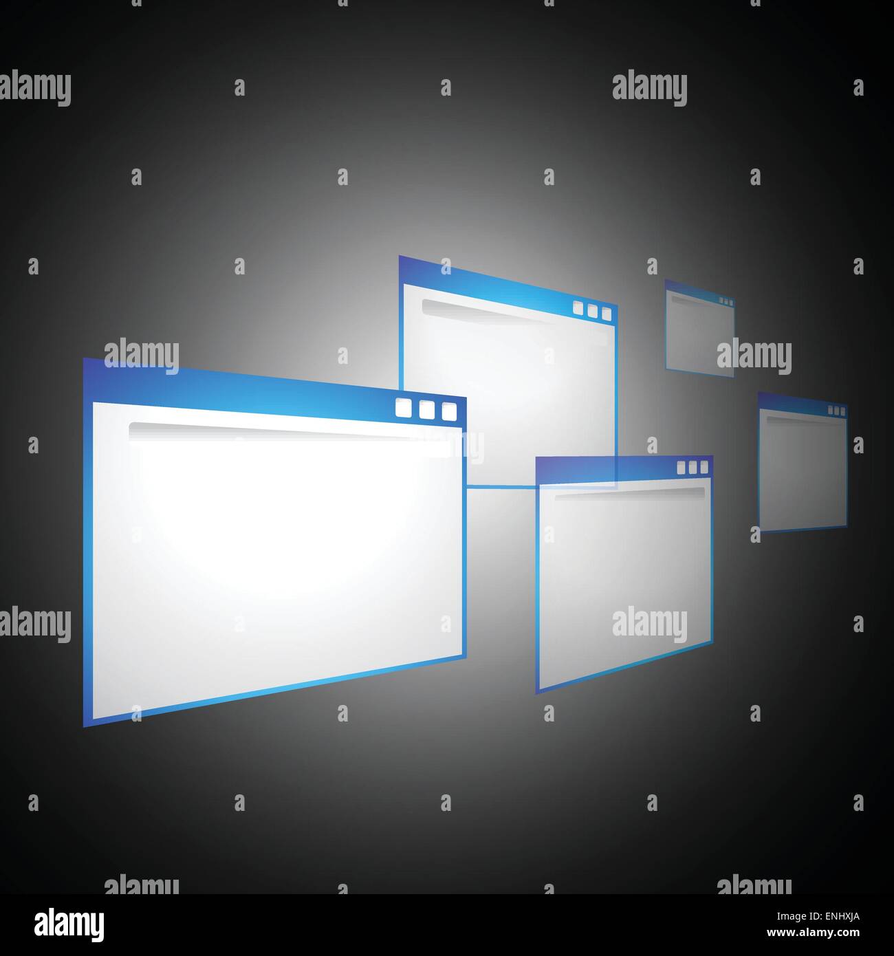 perspective web browsers vector background Stock Vector Image & Art - Alamy