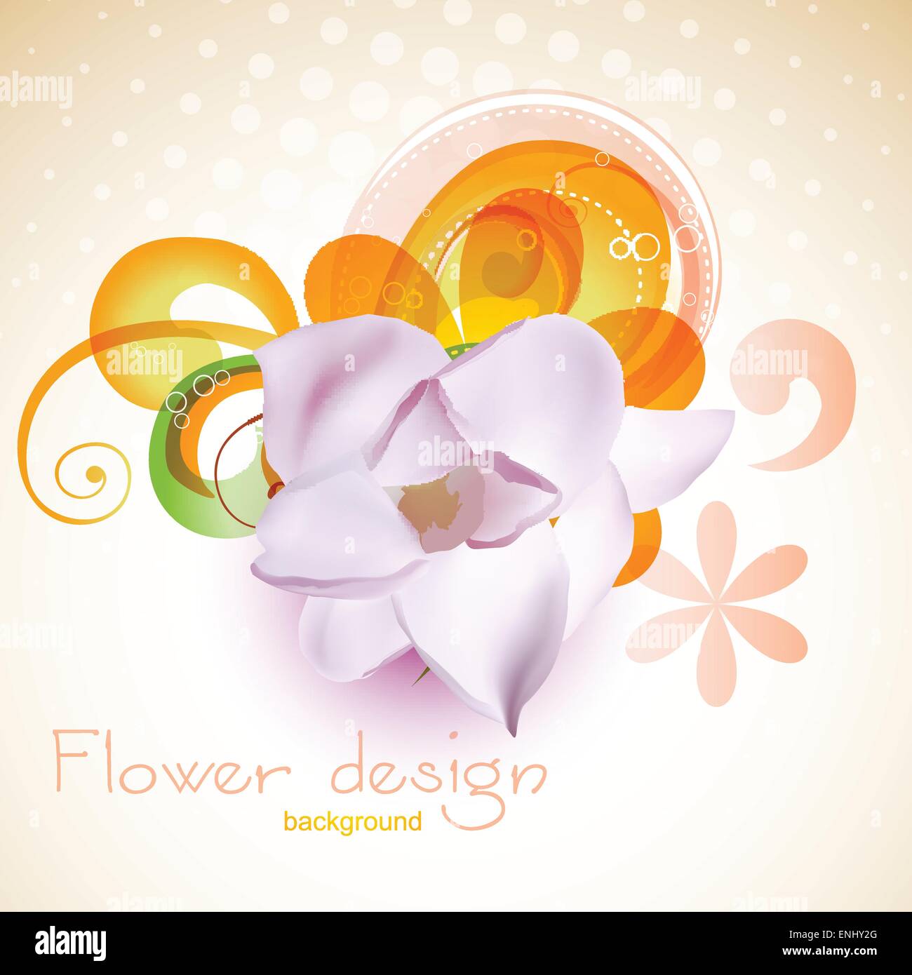 beautiful vector flower design art Stock Vector Image & Art Alamy