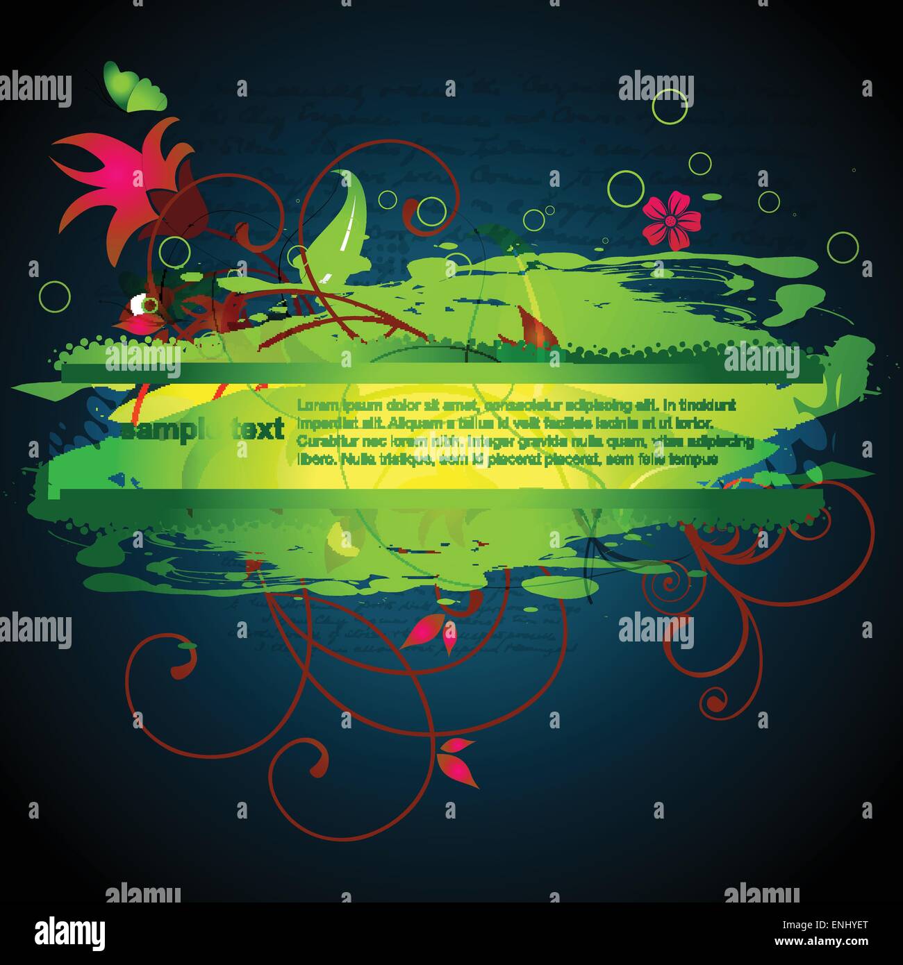 stylish eco land background design Stock Vector Image & Art - Alamy