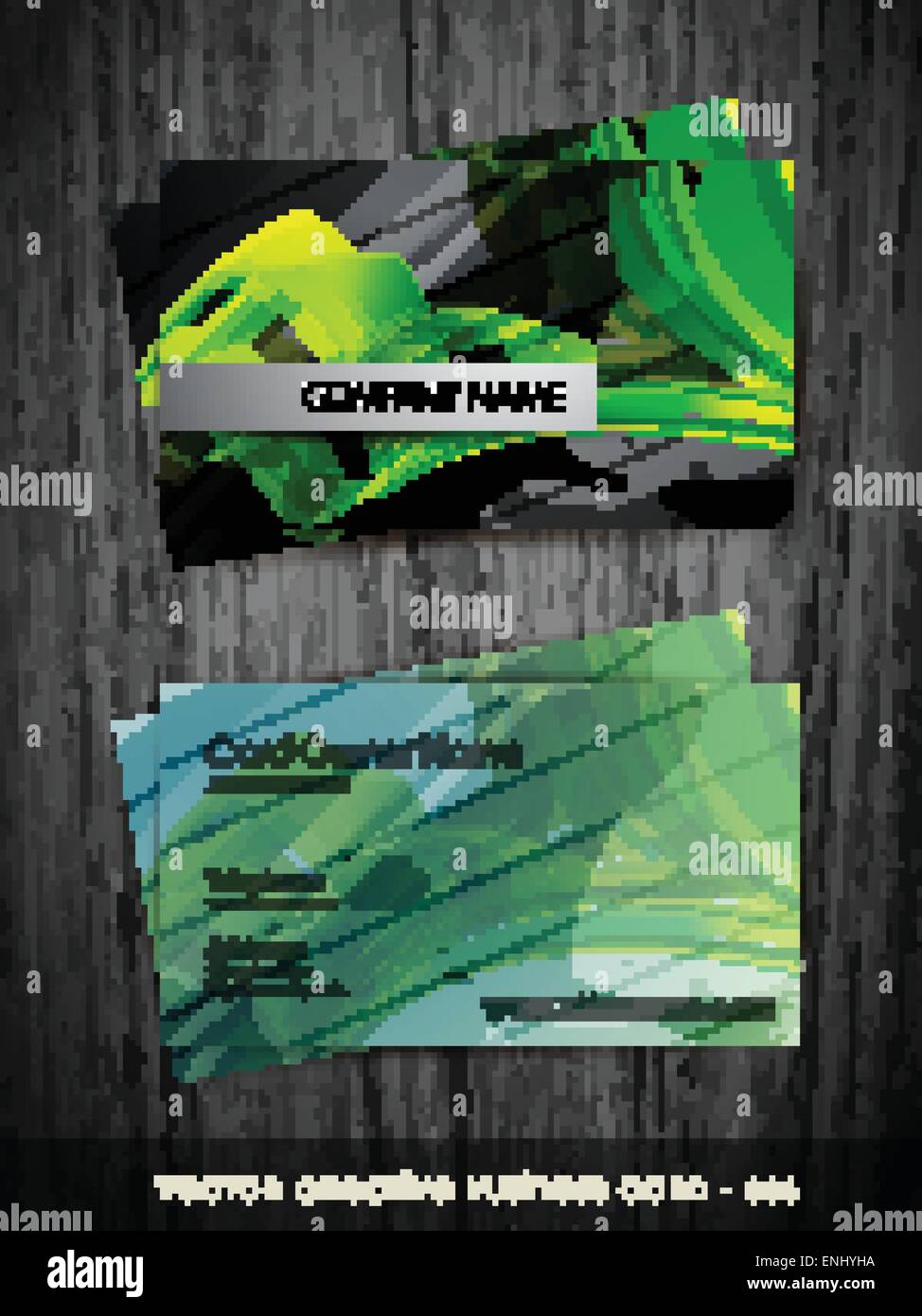 abstract style business card design Stock Vector Image & Art - Alamy