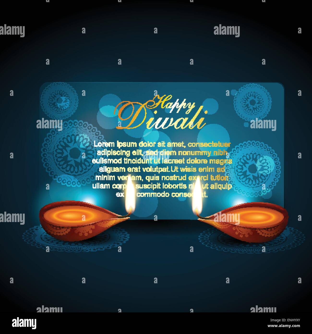 Script Background Diwali beautiful shiny diwali background with space for your text Stock Vector ...