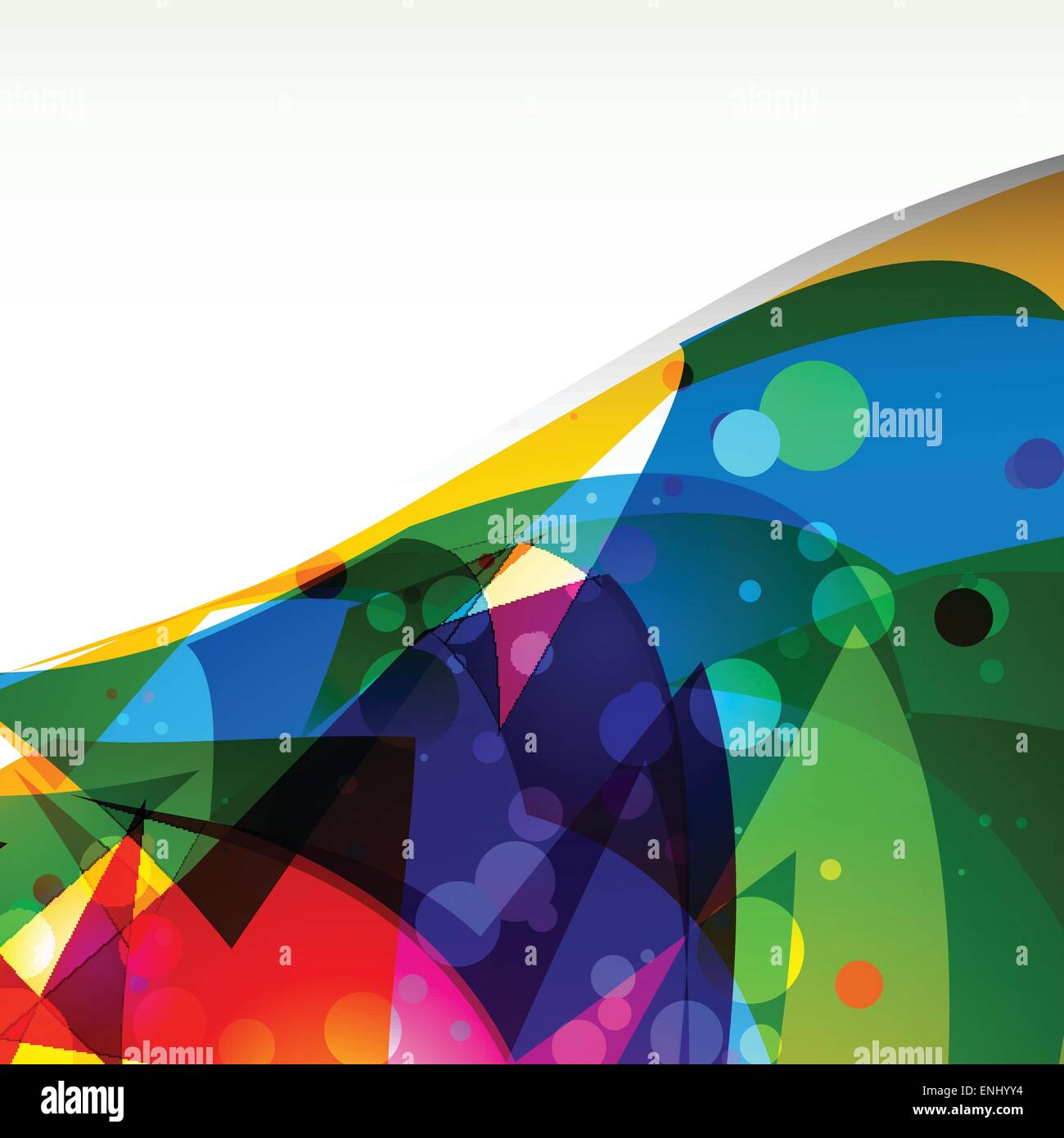 abstract colorful wave background design Stock Vector Image & Art - Alamy