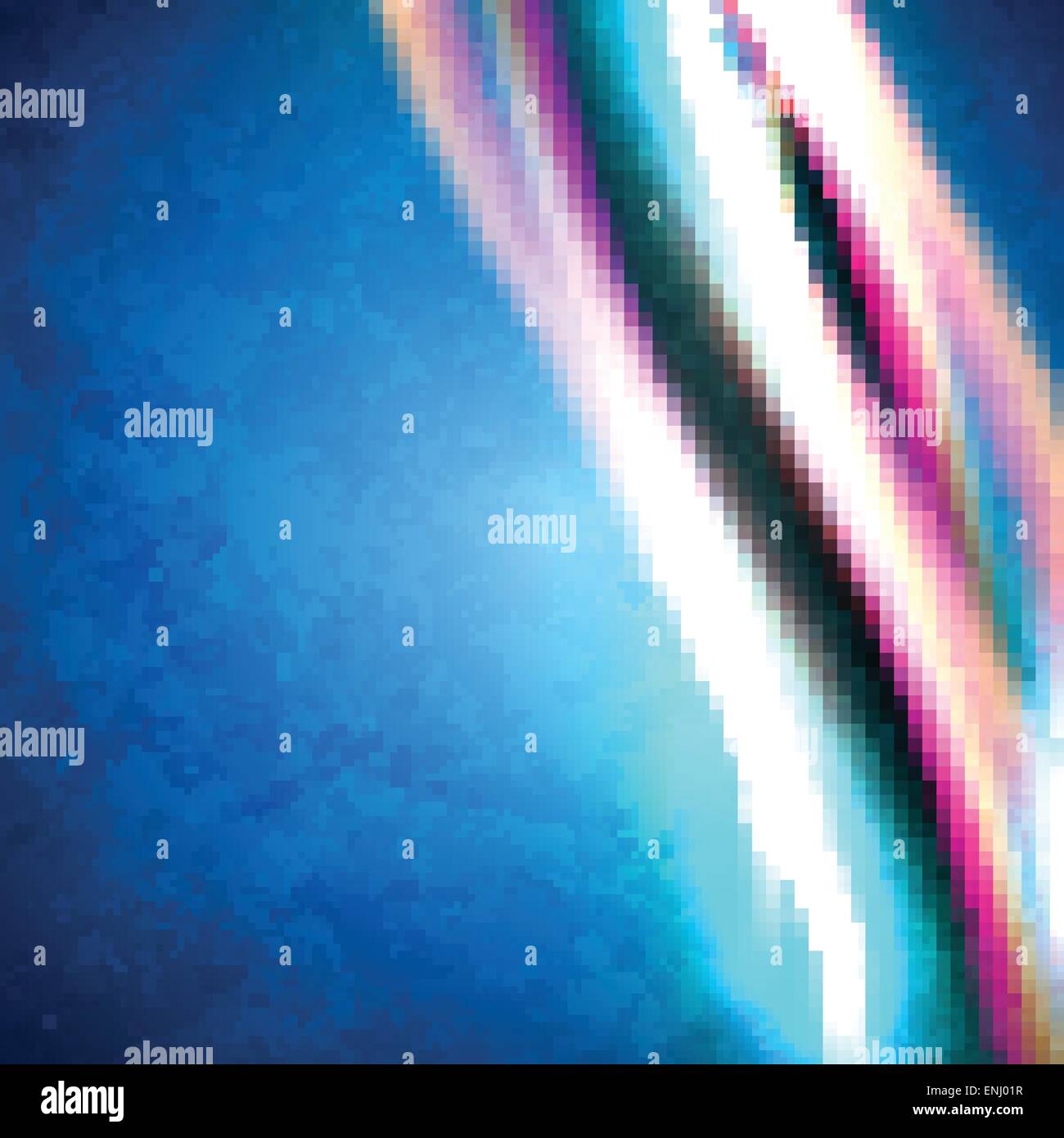vector abstract glowing wave on blue background Stock Vector Image ...