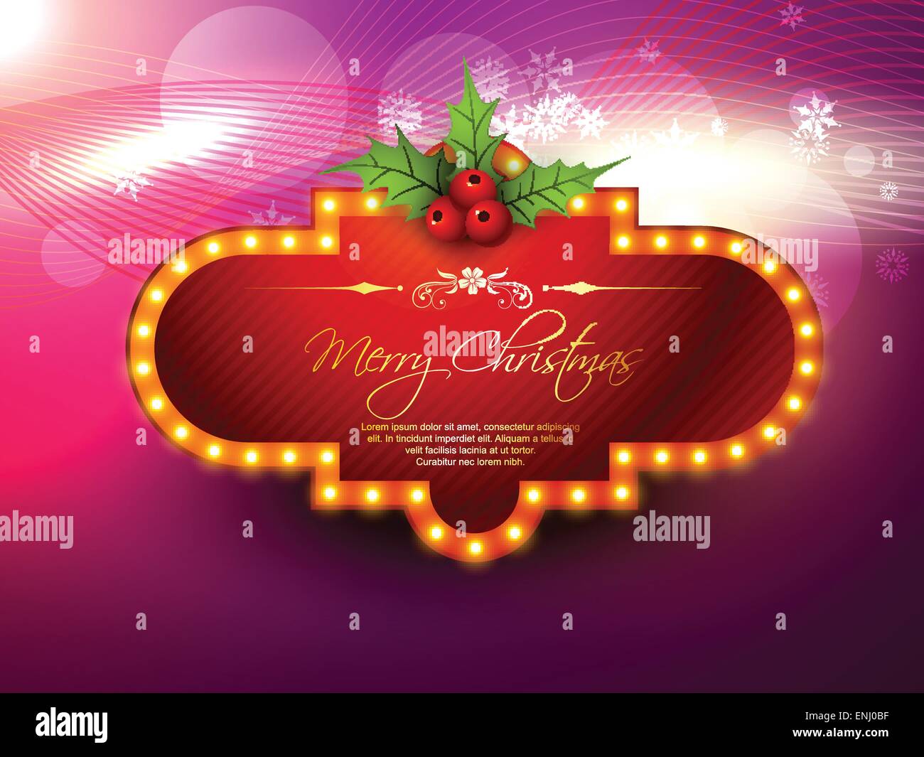 merry christmas background with space for your text Stock Vector Image ...