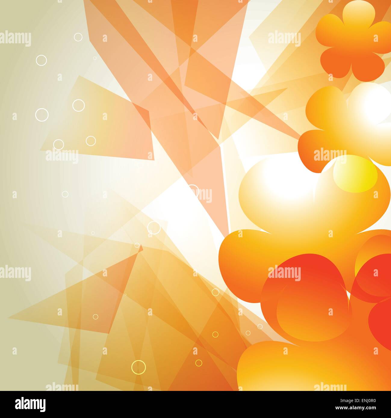vector abstract orange color background design Stock Vector Image & Art