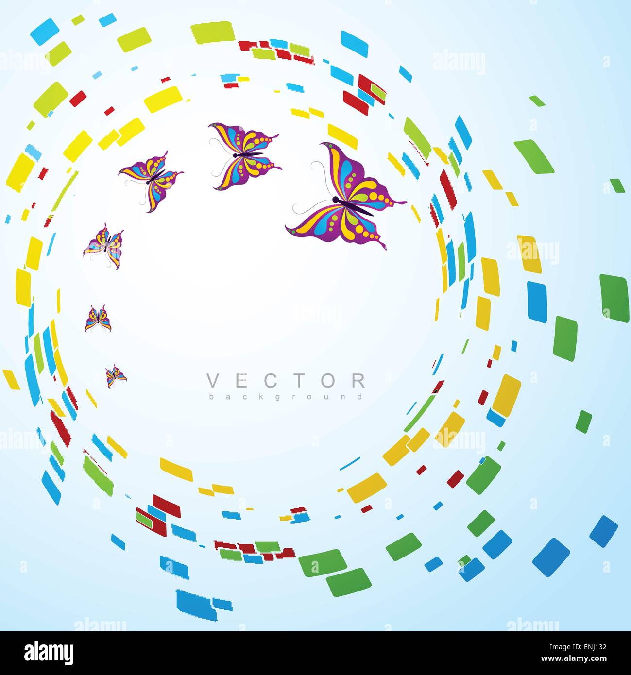 beautiful creative butterfly background with space for your text Stock ...