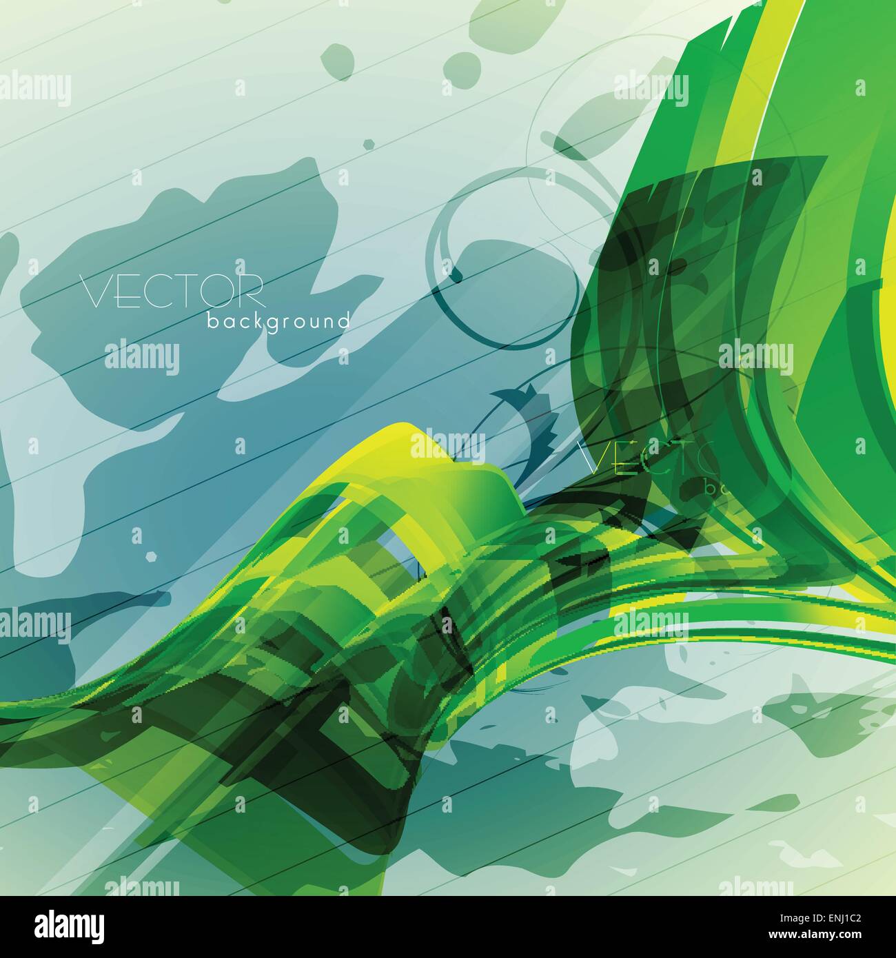 Wavy Abstract Vector abstract style wave vector art Stock Vector Image & Art - Alamy
