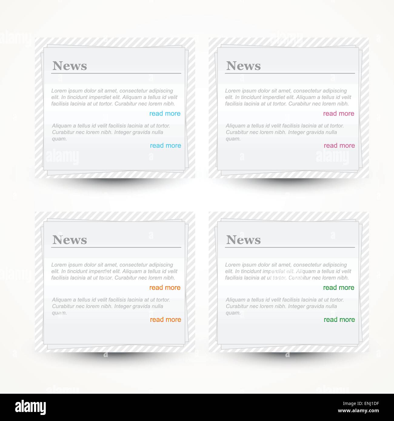 web elements set for your website Stock Vector Image & Art - Alamy
