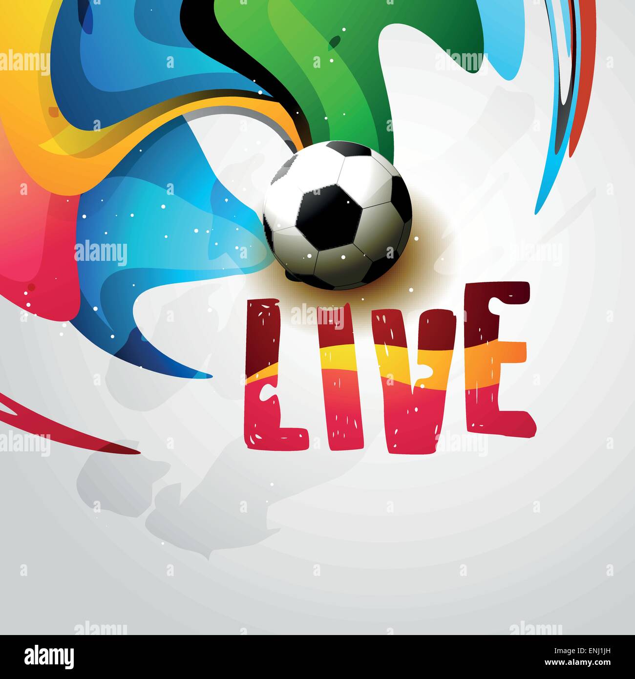 Vector Football On Artistic Background Design Stock Vector Image Art Vector Football On Artistic Background Design ENJ1JH