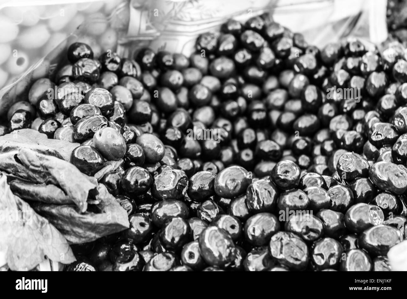 Sicilian olive oil Black and White Stock Photos & Images - Alamy