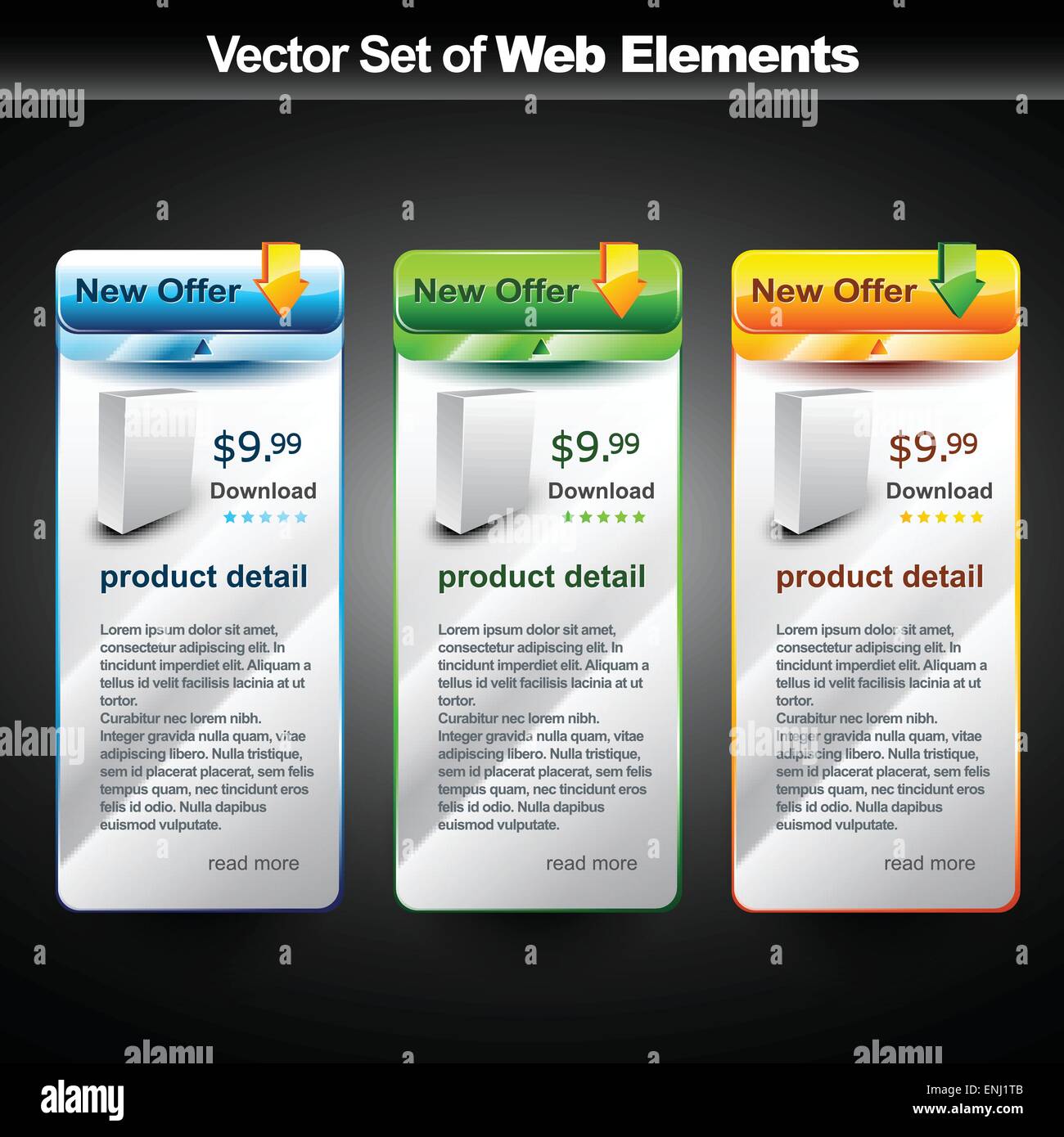 web product display banner designs Stock Vector Image & Art Alamy