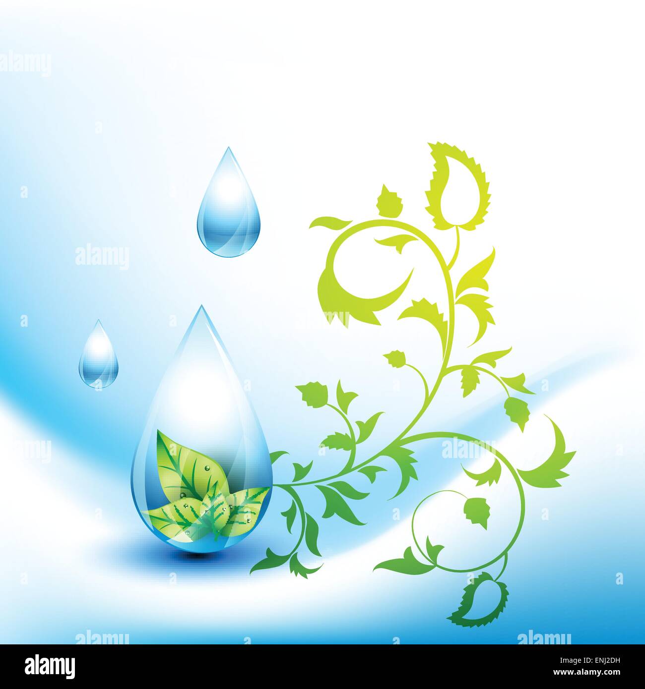 vector green eco background design Stock Vector Image & Art - Alamy