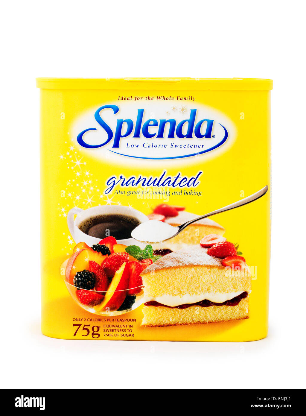 Pack of Splenda low calorie sweetener Stock Photo