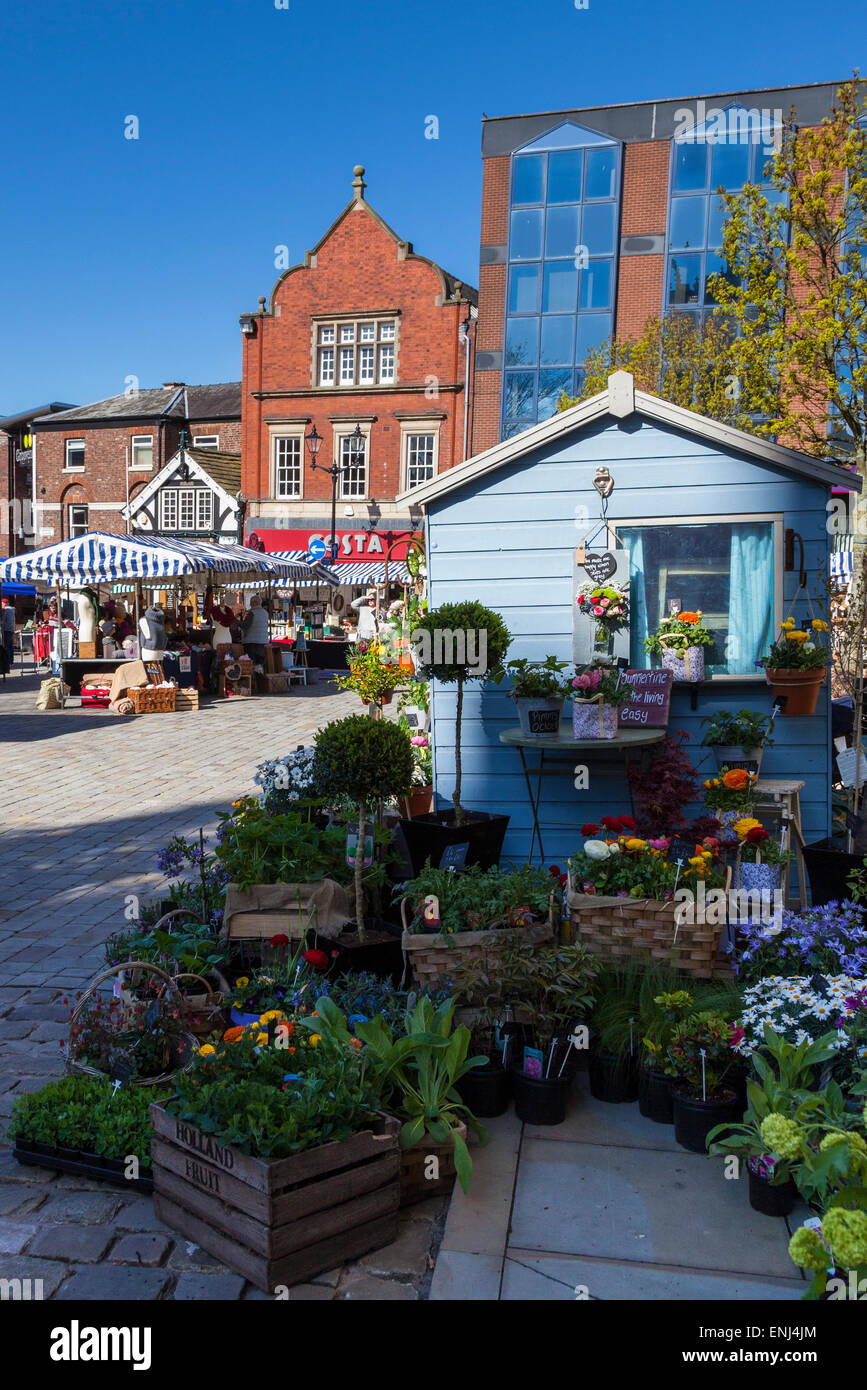 Monthly Treacle Market in Macclesfield Stock Photo