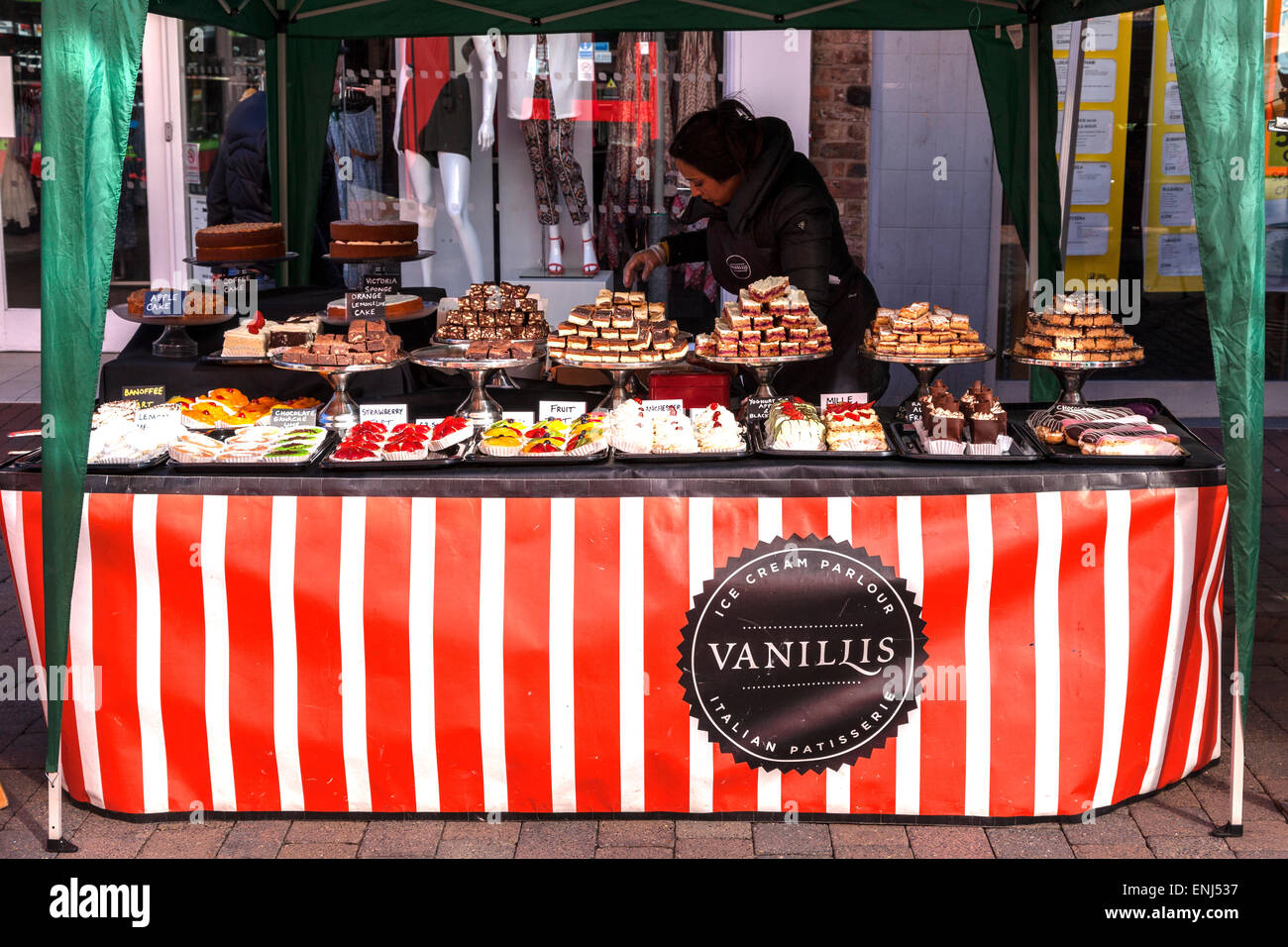 Monthly Treacle Market in Macclesfield Stock Photo