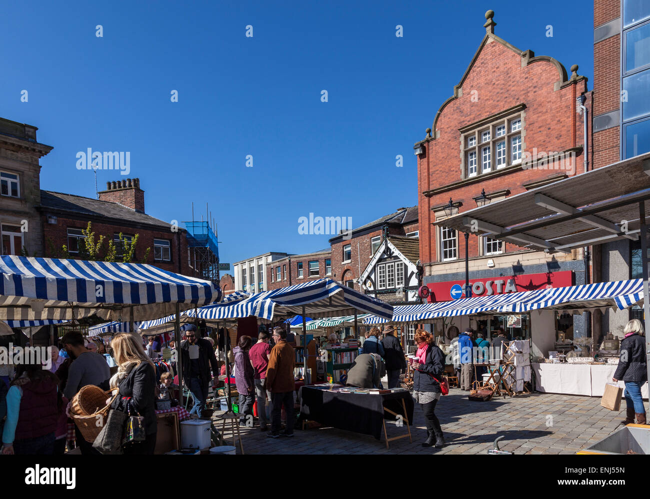 Monthly Treacle Market in Macclesfield Stock Photo - Alamy