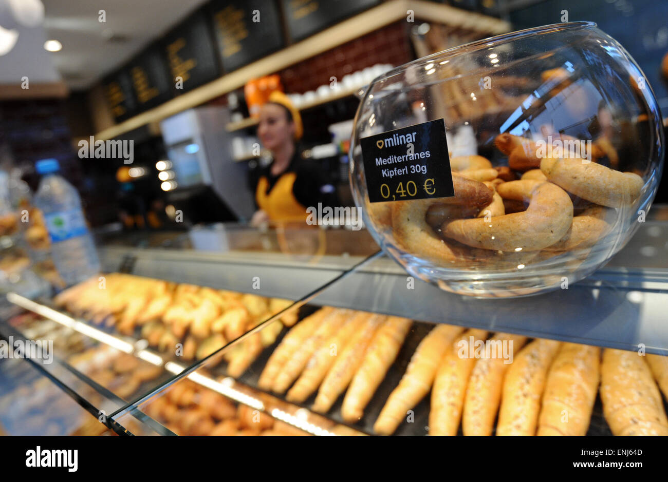 Munich, Germany. 06th May, 2015. The Croatian bakery Mlinar on