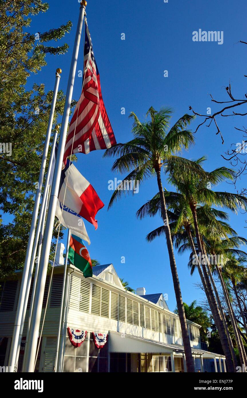 The Harry S Truman Little White House. Key West. Florida Keys. USA Stock Photo
