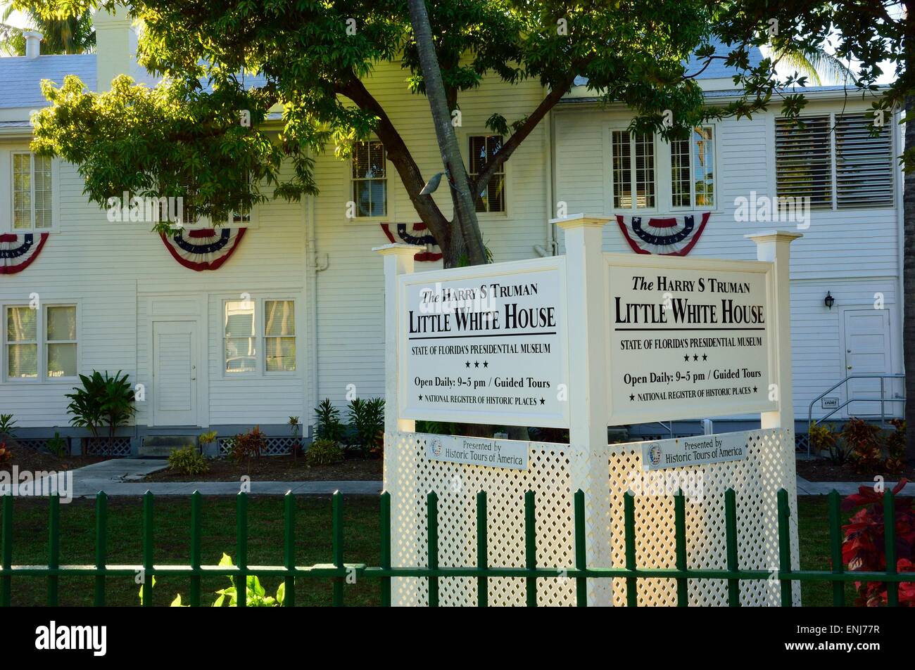 The Harry S Truman Little White House. Key West. Florida Keys. USA Stock Photo