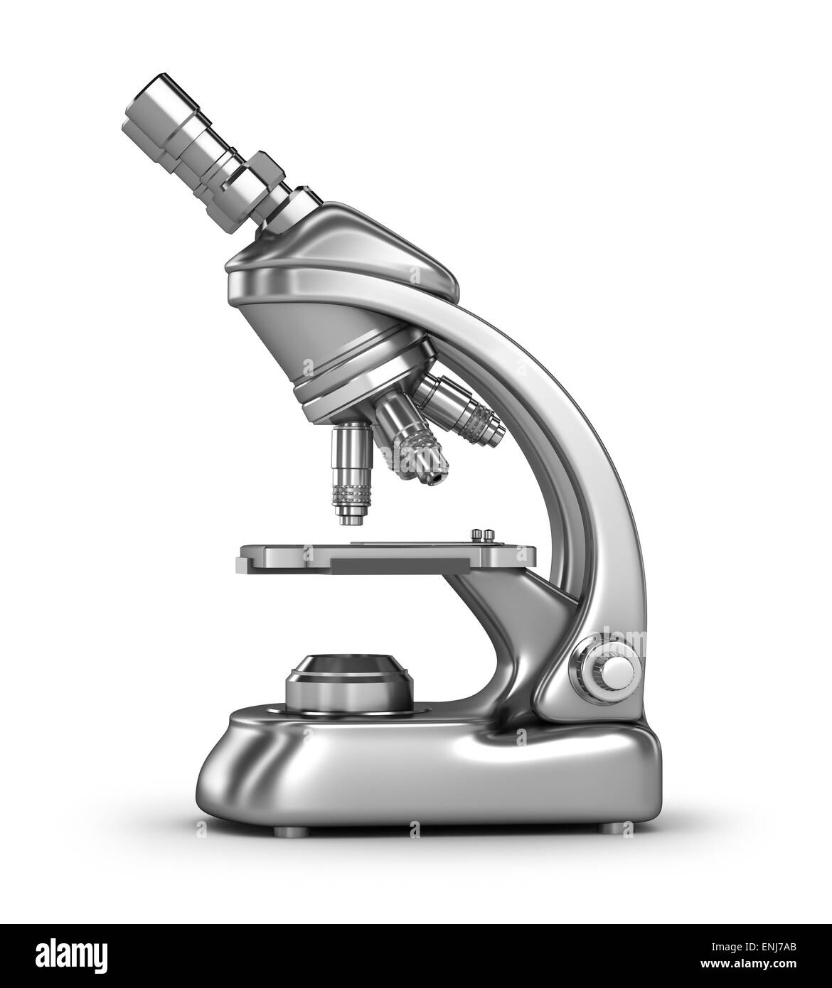 Microscope scientific tool Black and White Stock Photos & Images Alamy