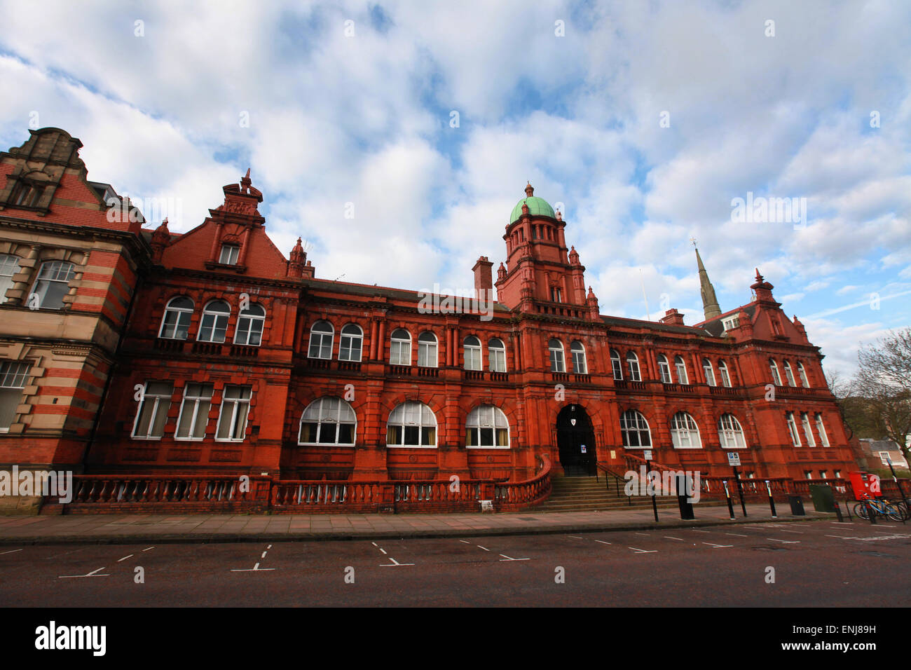 Durham University offices Old Shire Hall Durham City Centre Stock Photo