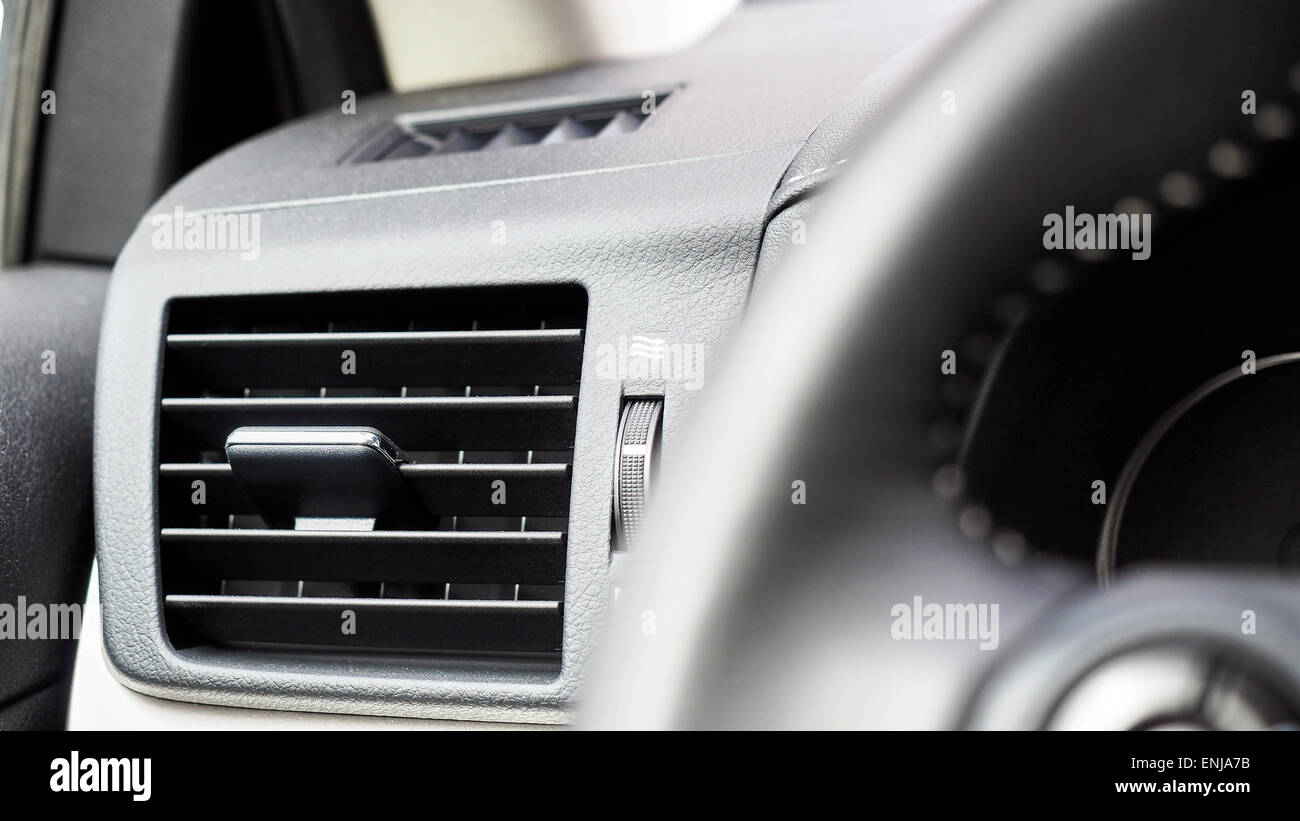 interior car air conditioning fan Stock Photo