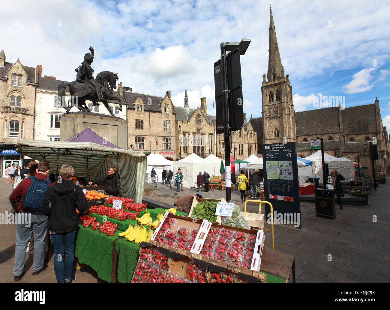 Durham market square hires stock photography and images Alamy