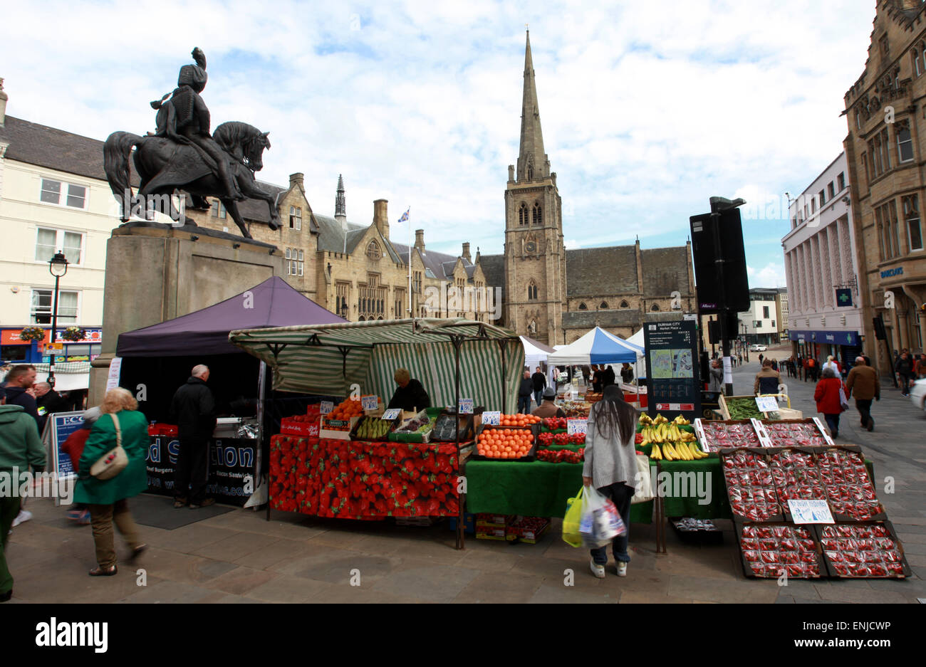 Durham market square hires stock photography and images Alamy