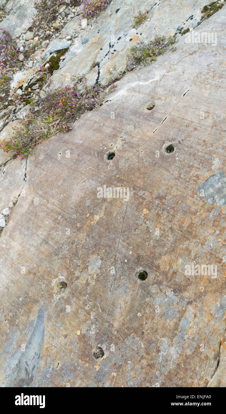 Rock Cannon were holes drilled in rock used in celebrations when ...