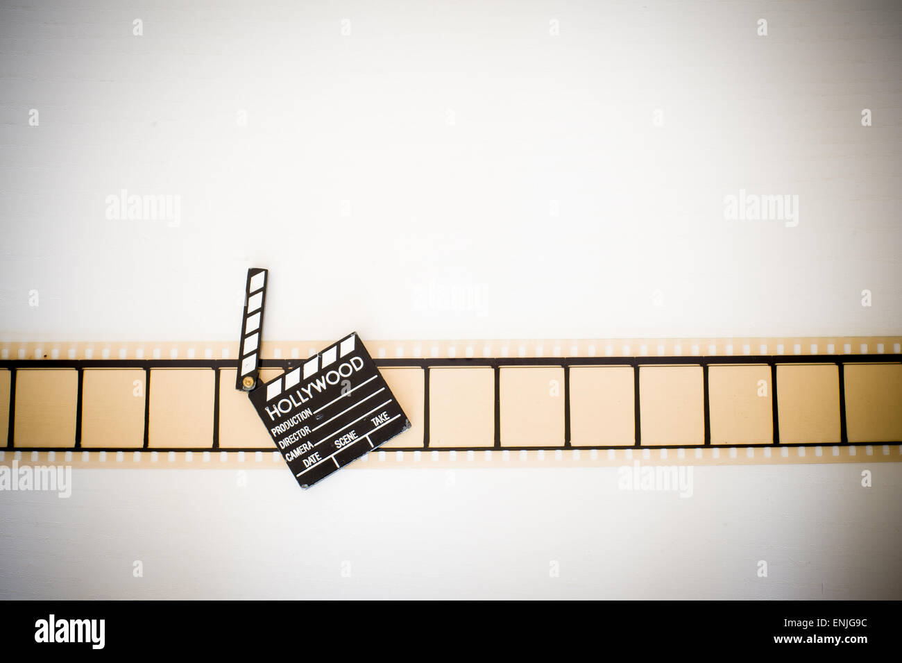 Clapperboards And Two Reels Of Film Stock Photo - Download Image Now -  Black And White, Movie, Hollywood - California - iStock