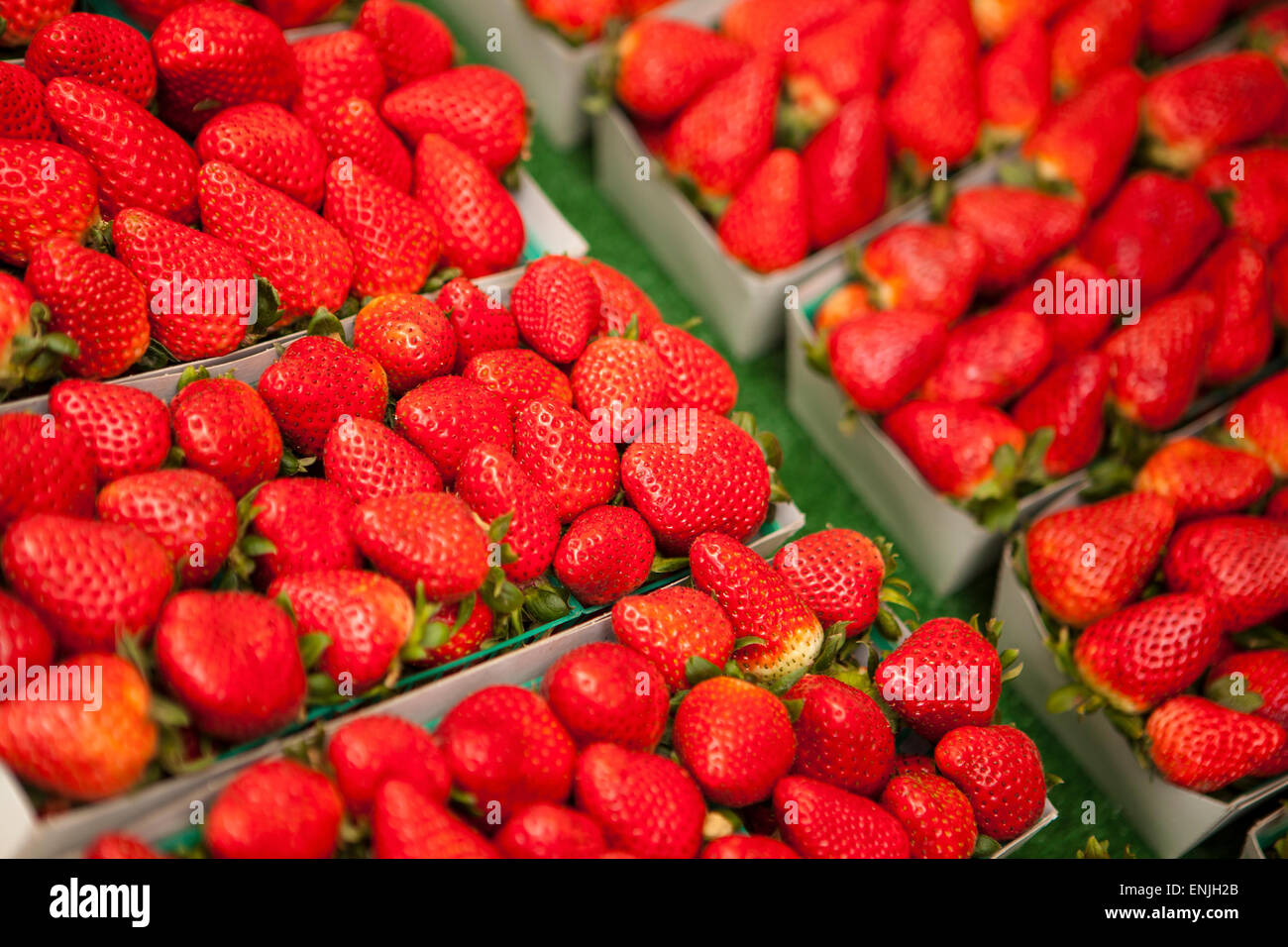 Farmers Market Usa Strawberries High Resolution Stock Photography and ...