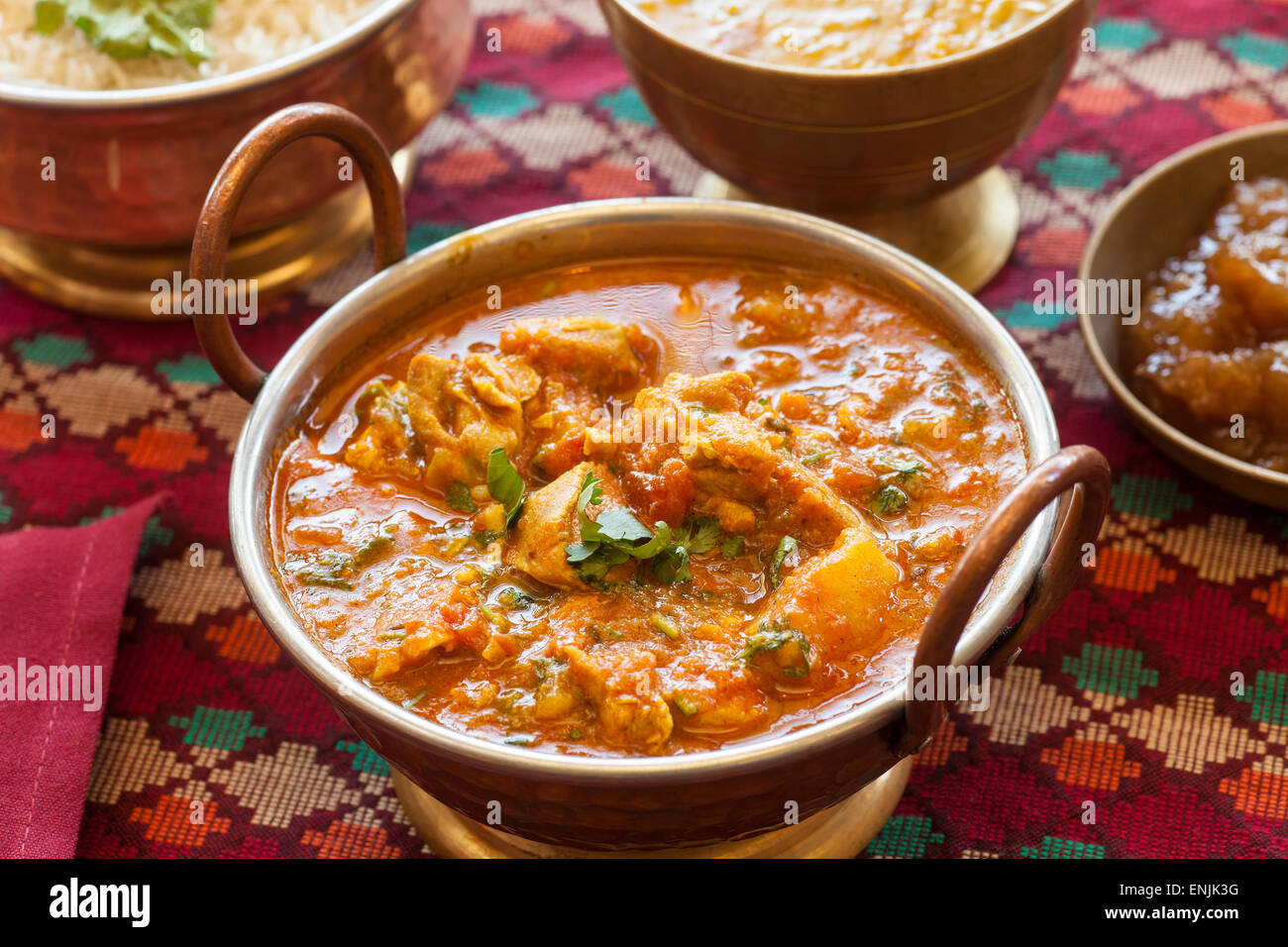 sherpa curry chicken with rice and yellow lentils, Himalaya Restaurant