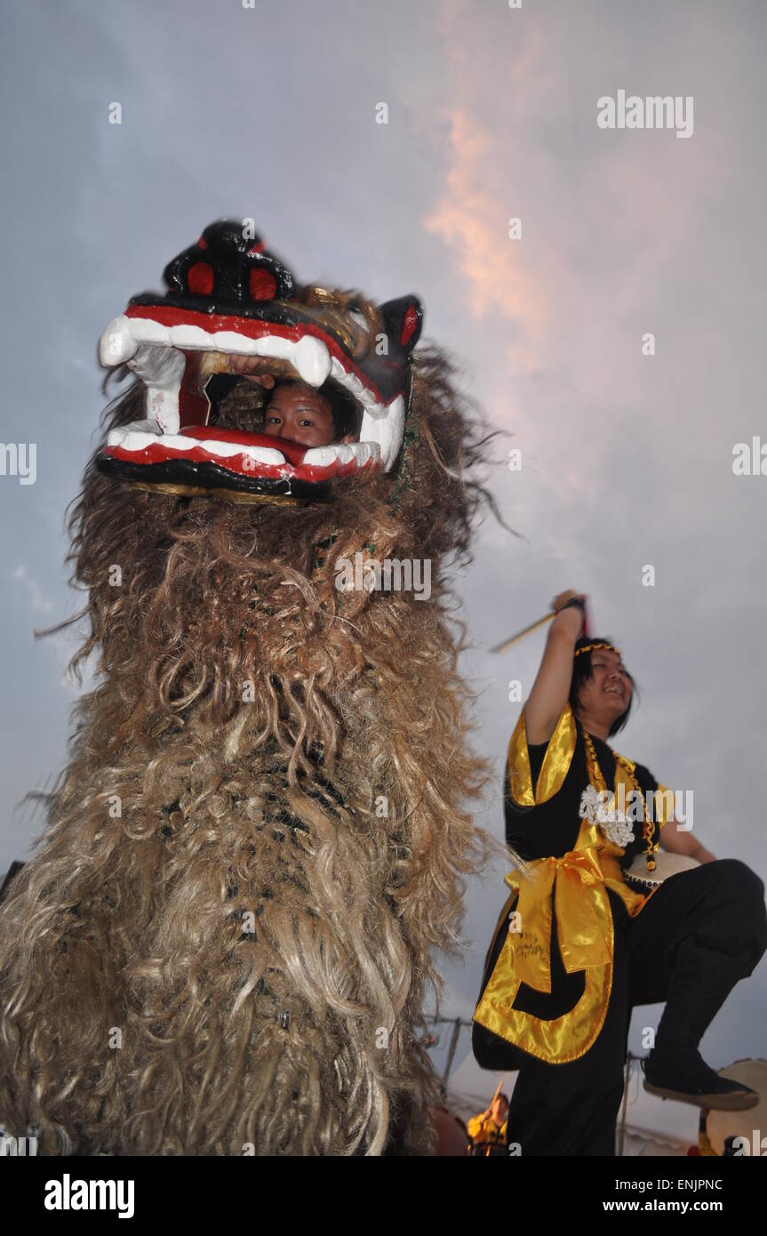 Japan lion dance japan lion dance hires stock photography and images
