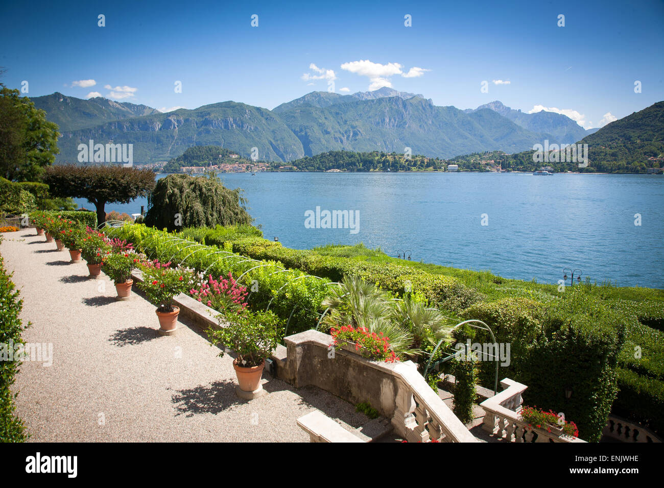 Gardens of Villa Carlotta, Italian Lake District Stock Photo