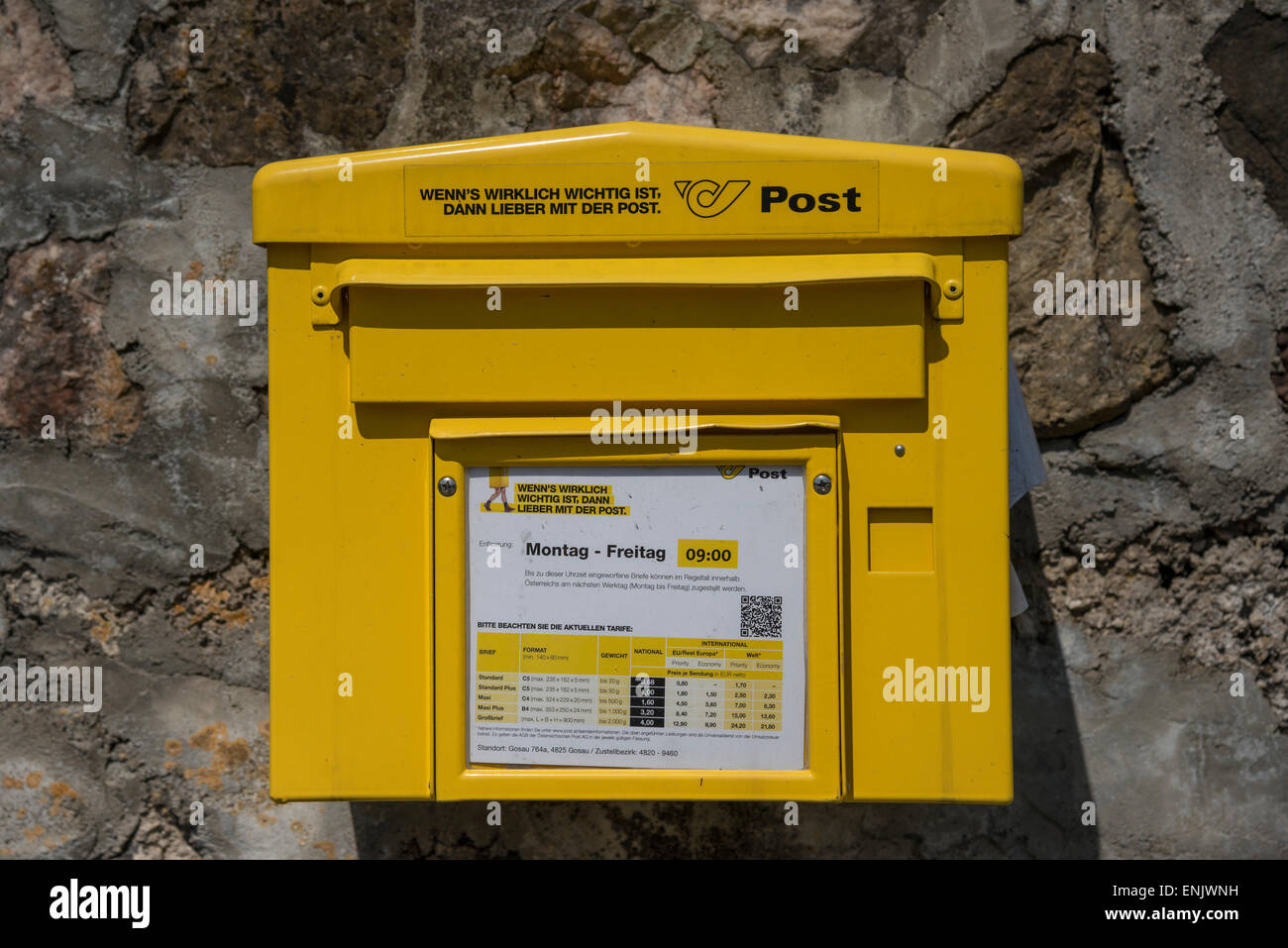 Postbox austria mailbox hi-res stock photography and images - Alamy