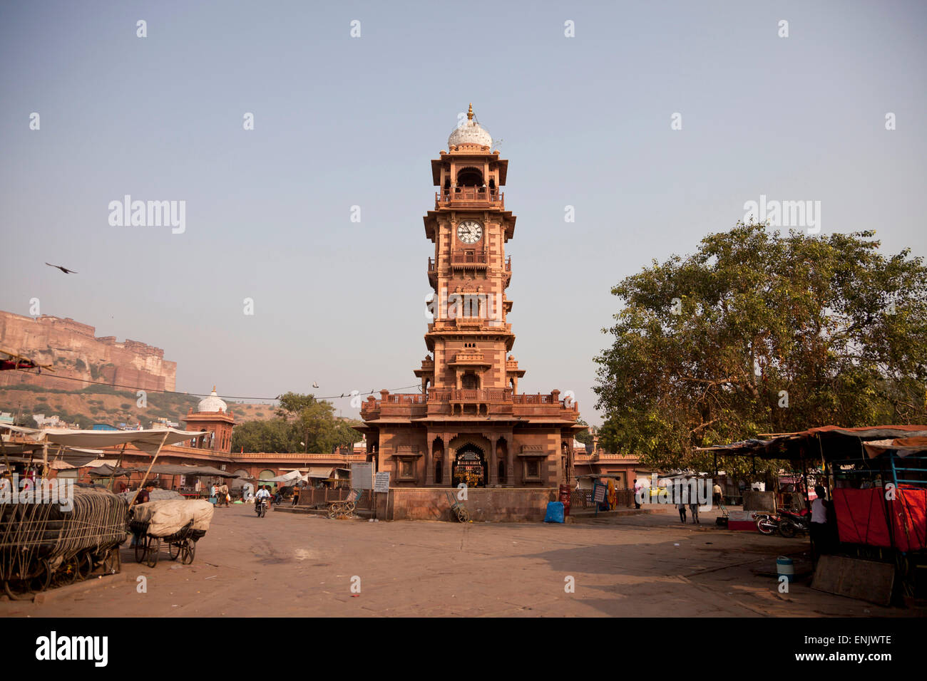 Clock tower Sardar Market, Jodhpur, Rajasthan, India Stock Photo Alamy