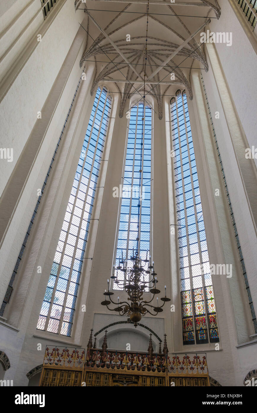 Interior of St. Mary's Church ("Marienkirche"), in Ziegenmarkt, Rostock