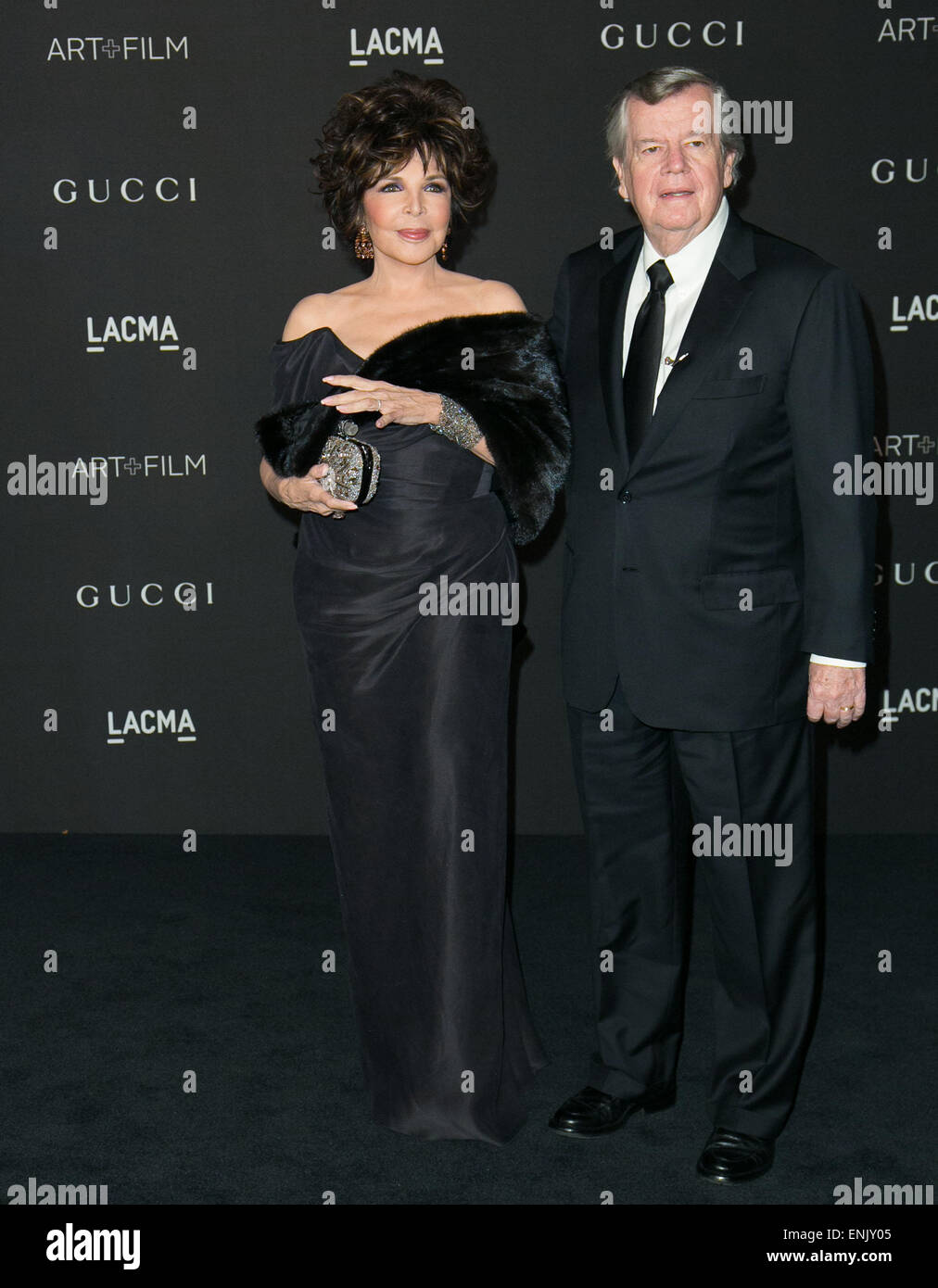 Celebrities attend 2014 LACMA Art + Film Gala honoring Barbara Kruger and Quentin Tarantino presented by Gucci at LACMA.  Featuring: Carole Bayer Sager,Robert A. Daly Where: Los Angeles, California, United States When: 01 Nov 2014 Stock Photo