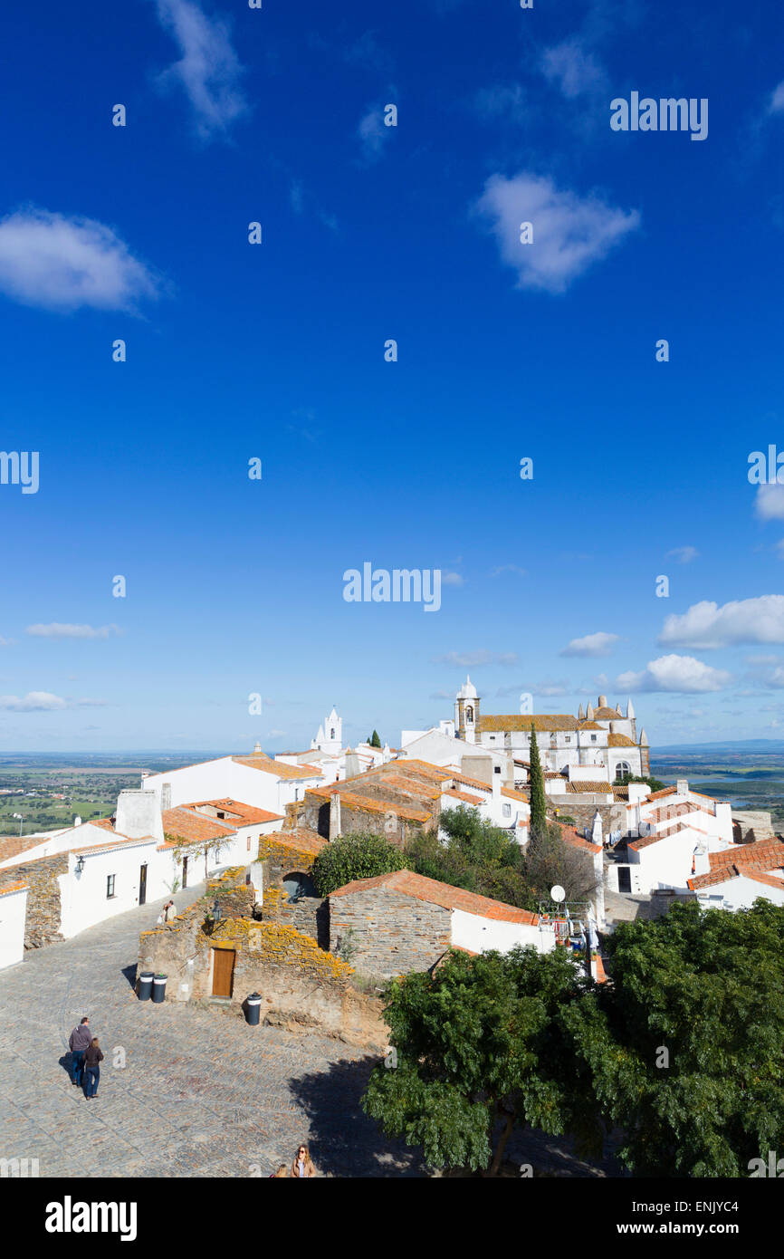 The medieval town of Monsaraz, Alentejo, Portugal, Europe Stock Photo