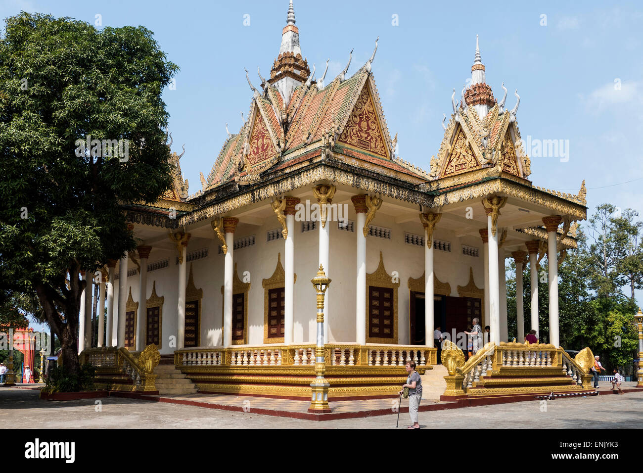 Wat Krom (Intra Ngean Pagoda), Sihanoukville, Cambodia, Indochina, Southeast Asia, Asia Stock Photo