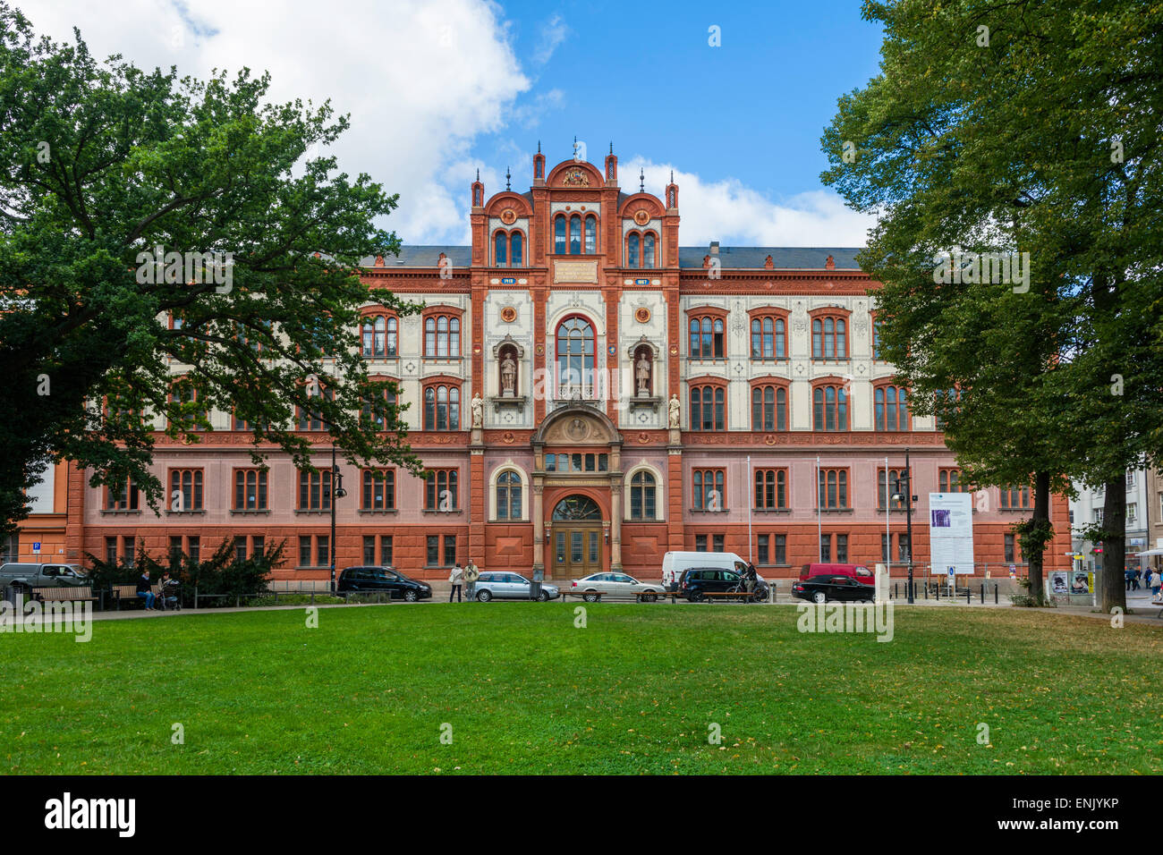 Main building of the University of Rostock, founded in 1419, in