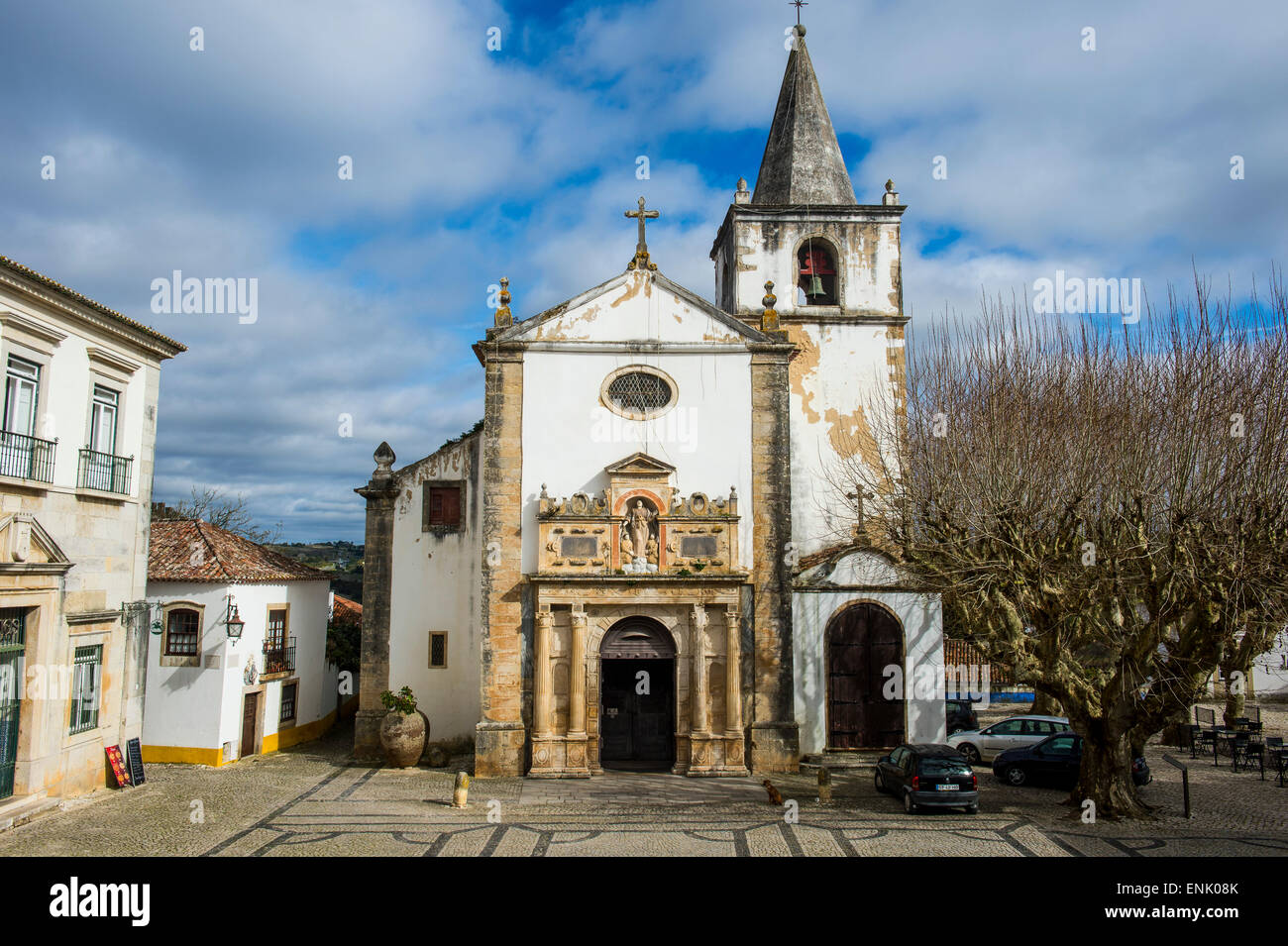 Little church, Obidos, Estremadura, Portugal, Europe Stock Photo